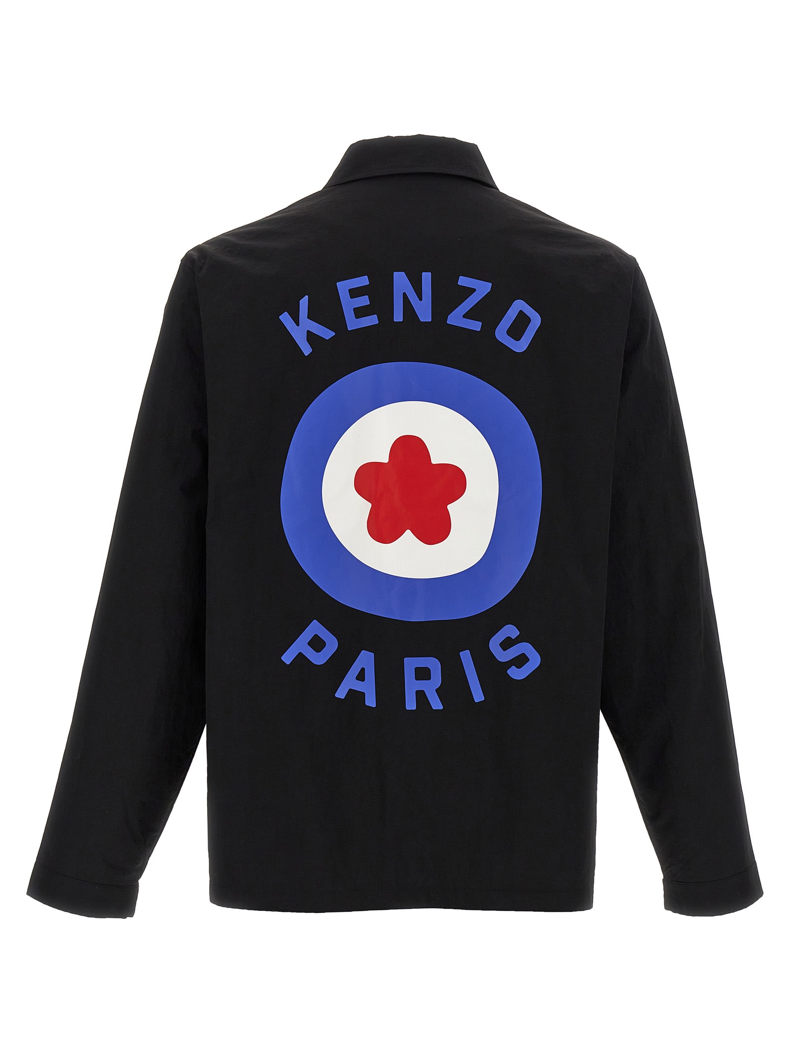 Shop Kenzo Target Light Coach Jacket In Black