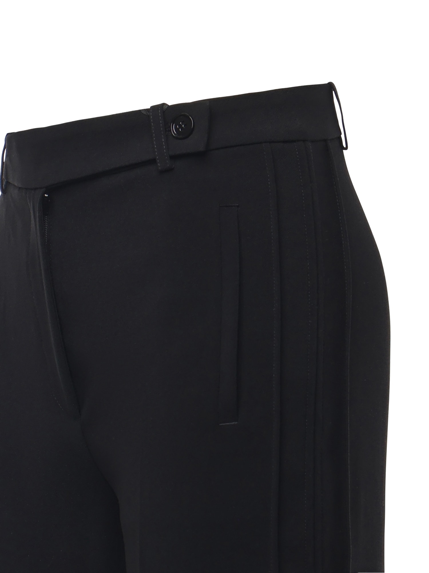 Pinko Straight-leg, Tailored Trousers In Gold