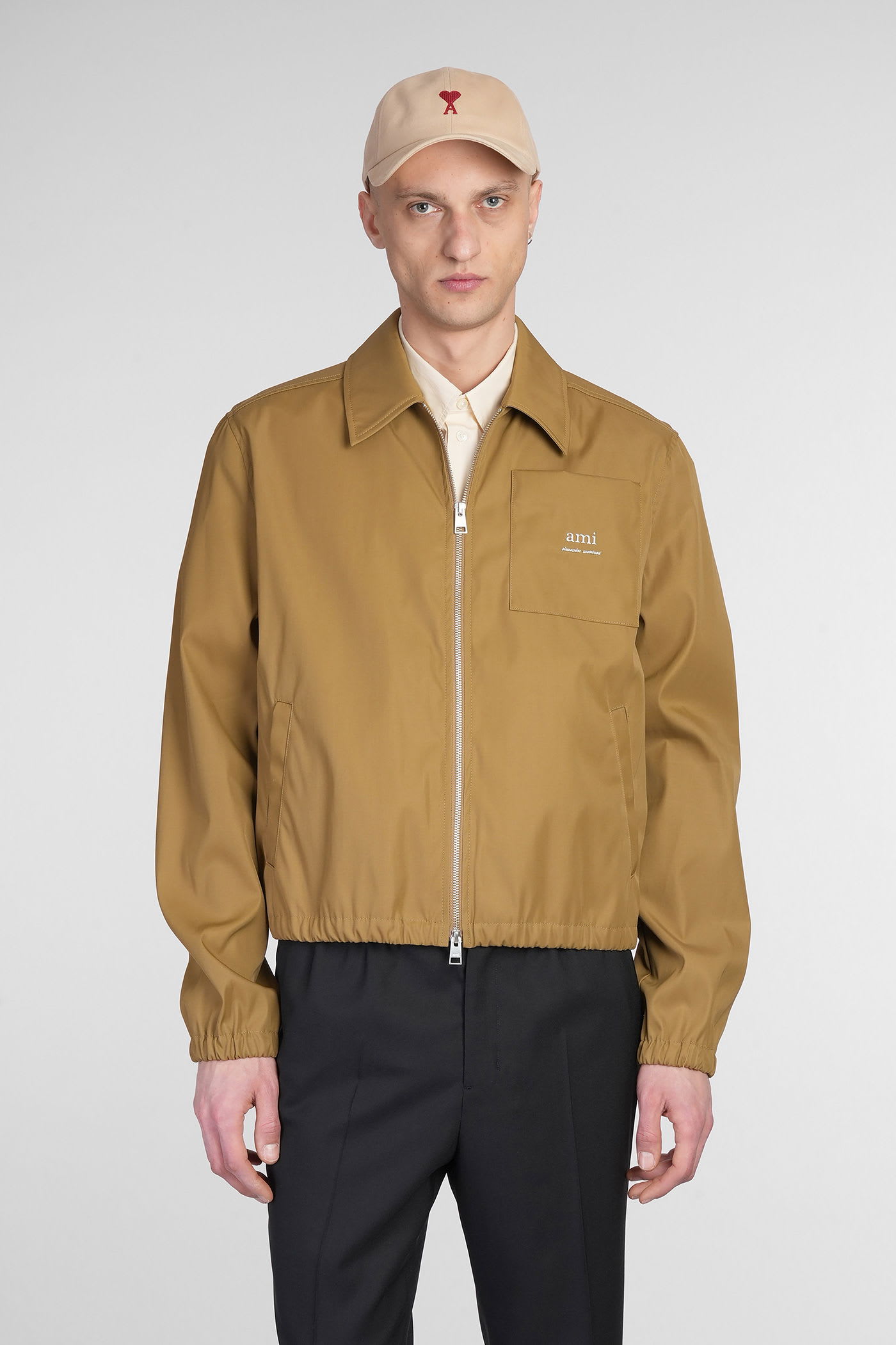 Ami Alexandre Mattiussi Tailored Jacket With Collar And Pockets