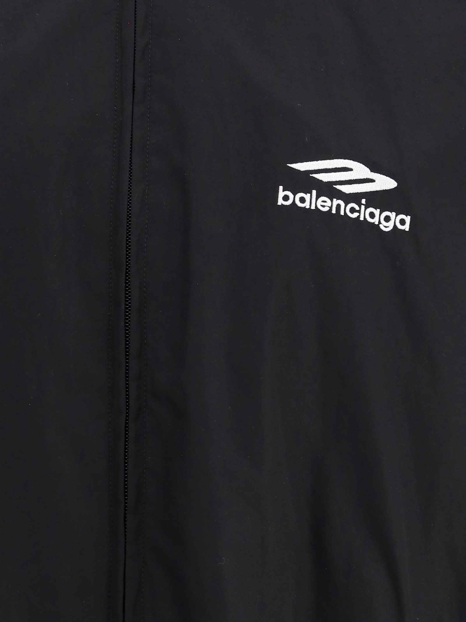 Balenciaga Jacket With Faux Fur Lining In Black
