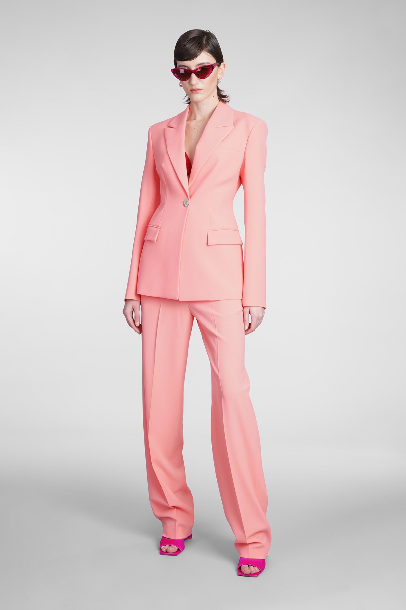 Attico Single-breasted Suit Jacket In 87
