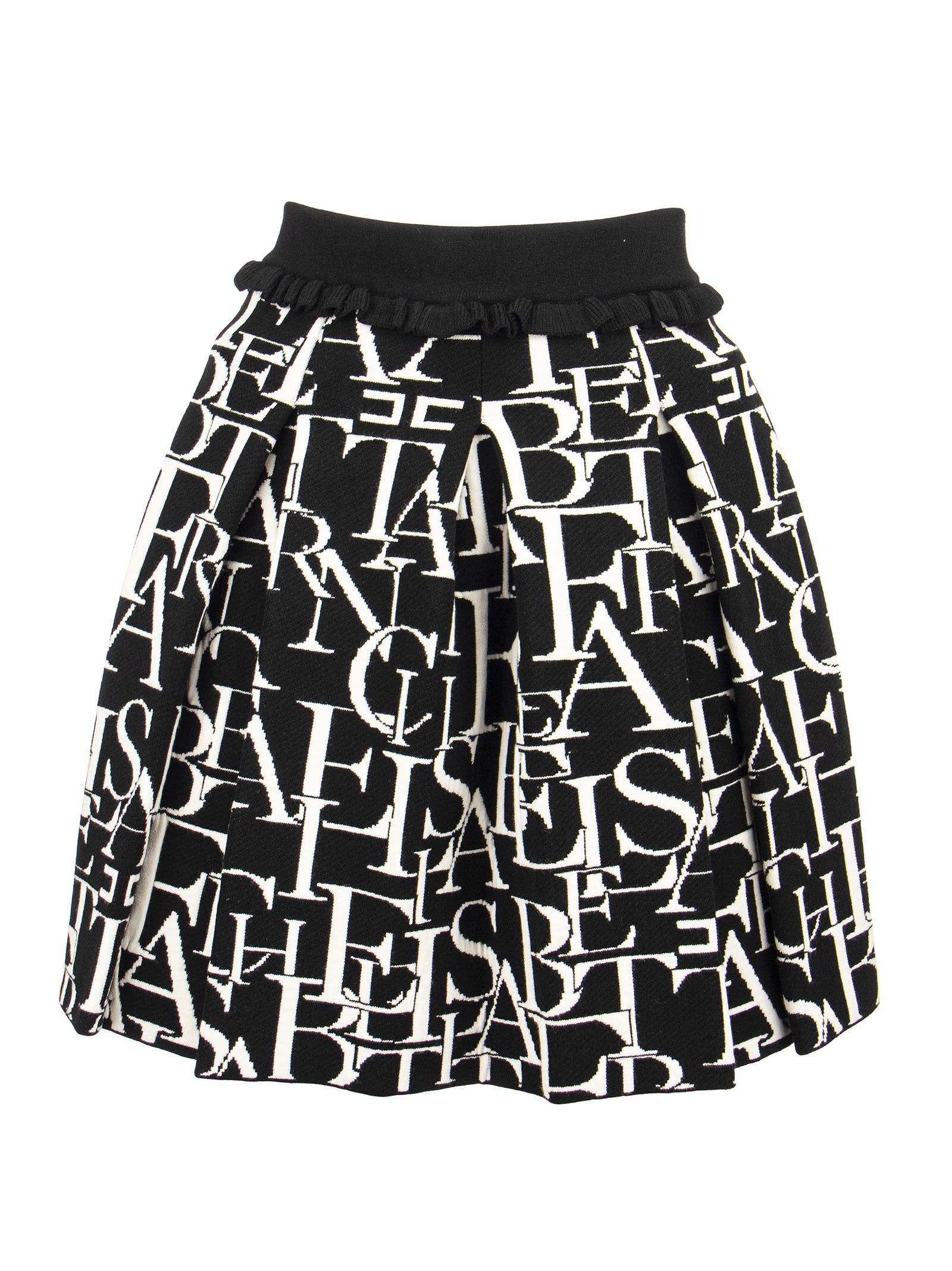 Elisabetta Franchi Knitted Mini Skirt