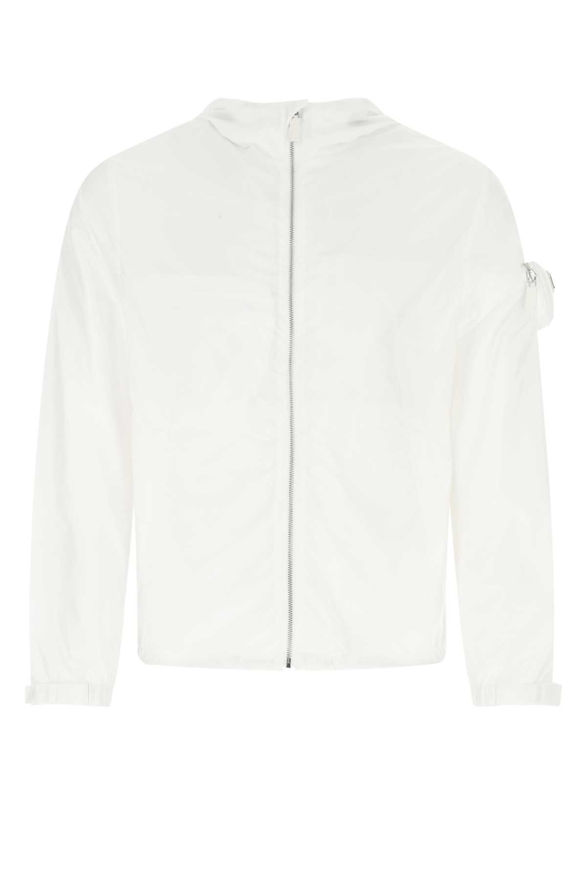 Prada White Re-nylon Jacket