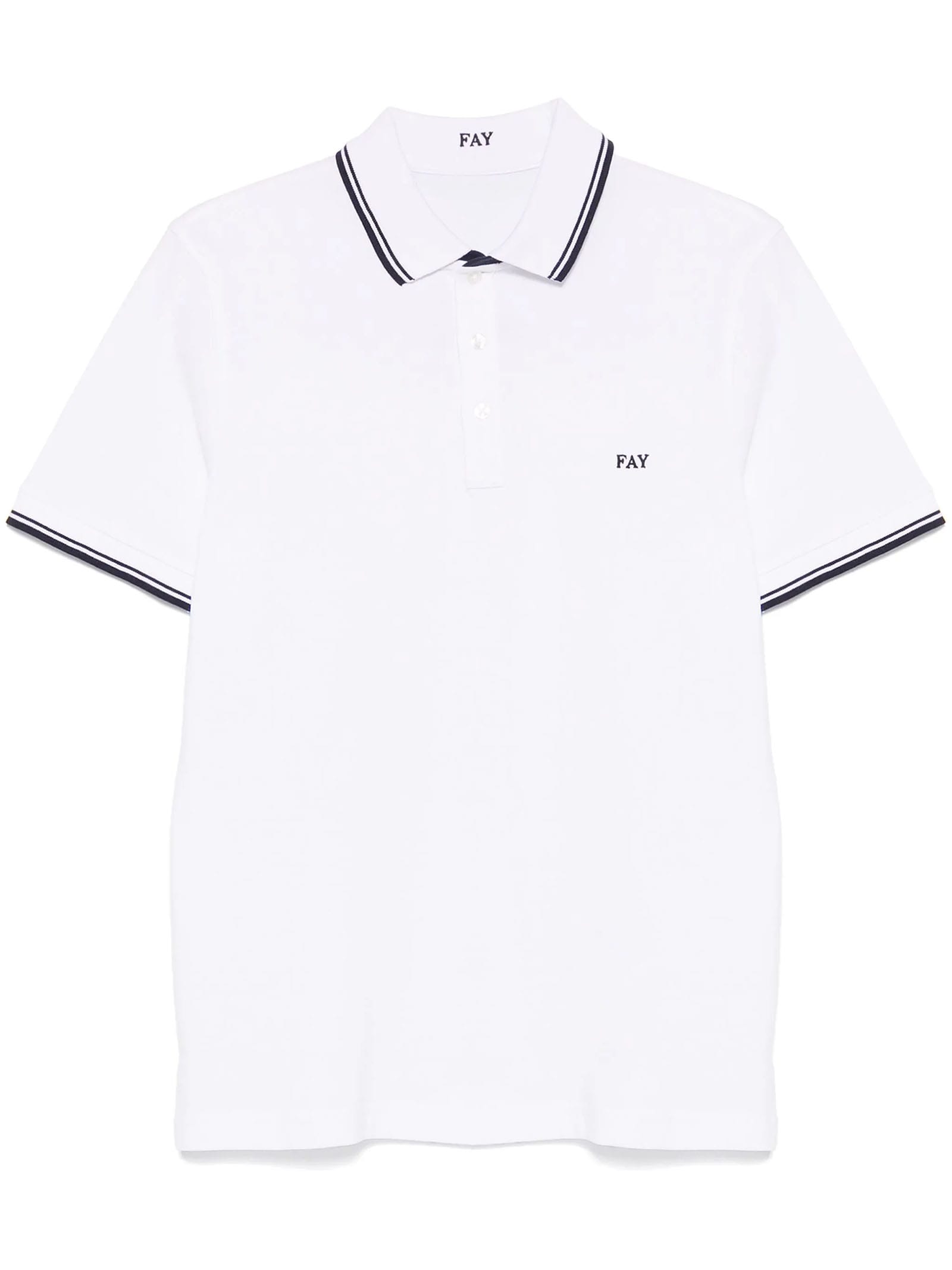 Fay T-shirts And Polos White In White