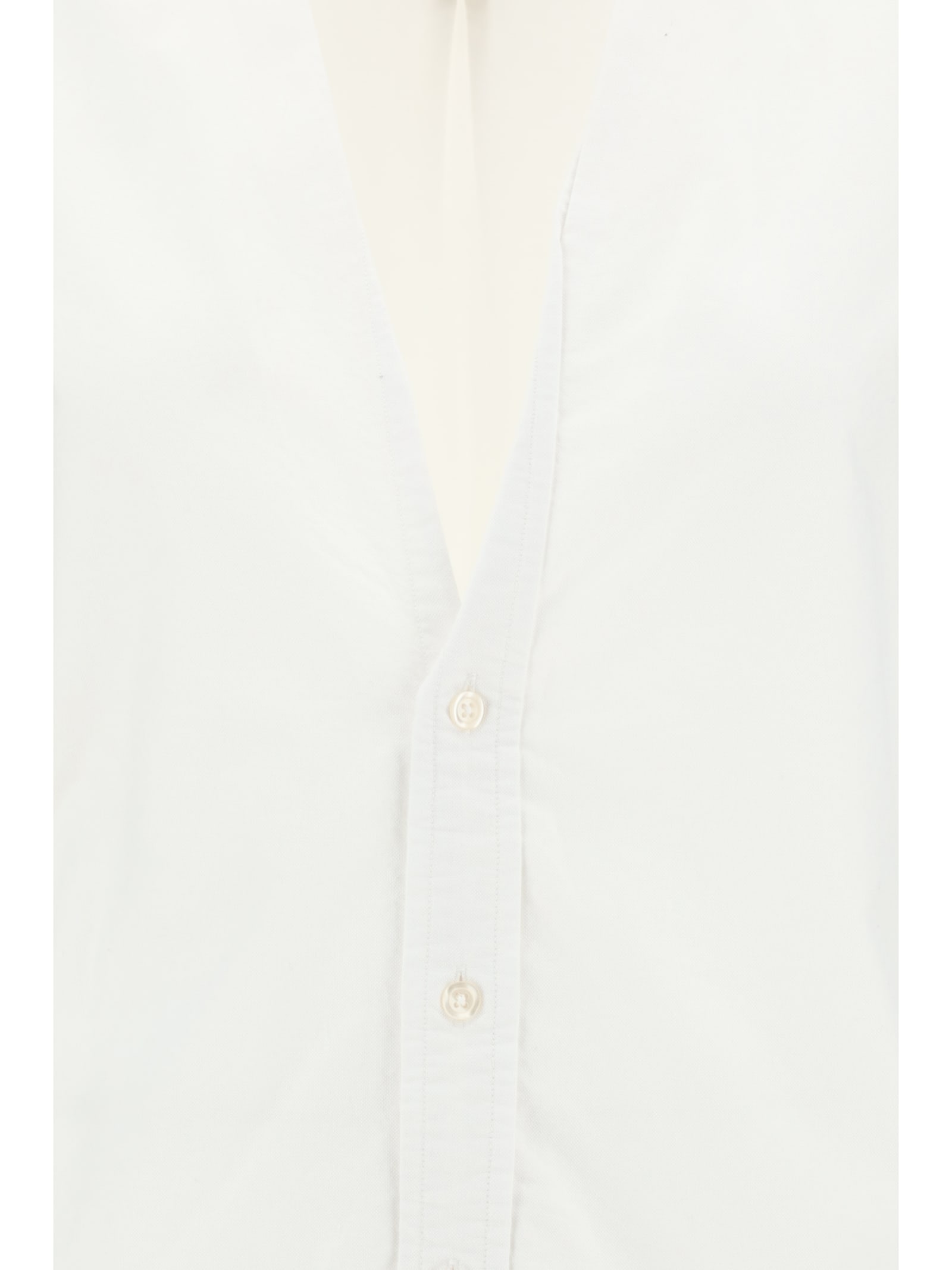 Shop R13 Woven Shirt In White Oxford