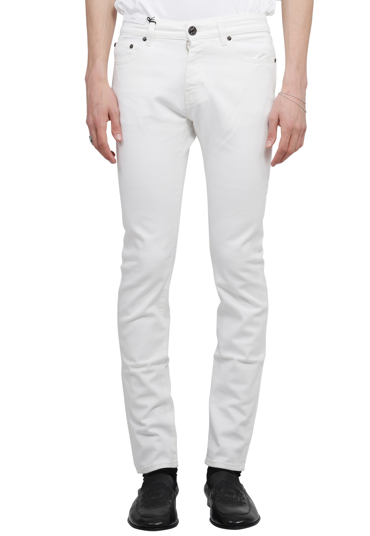 PT01 Pt Torino White Jeans