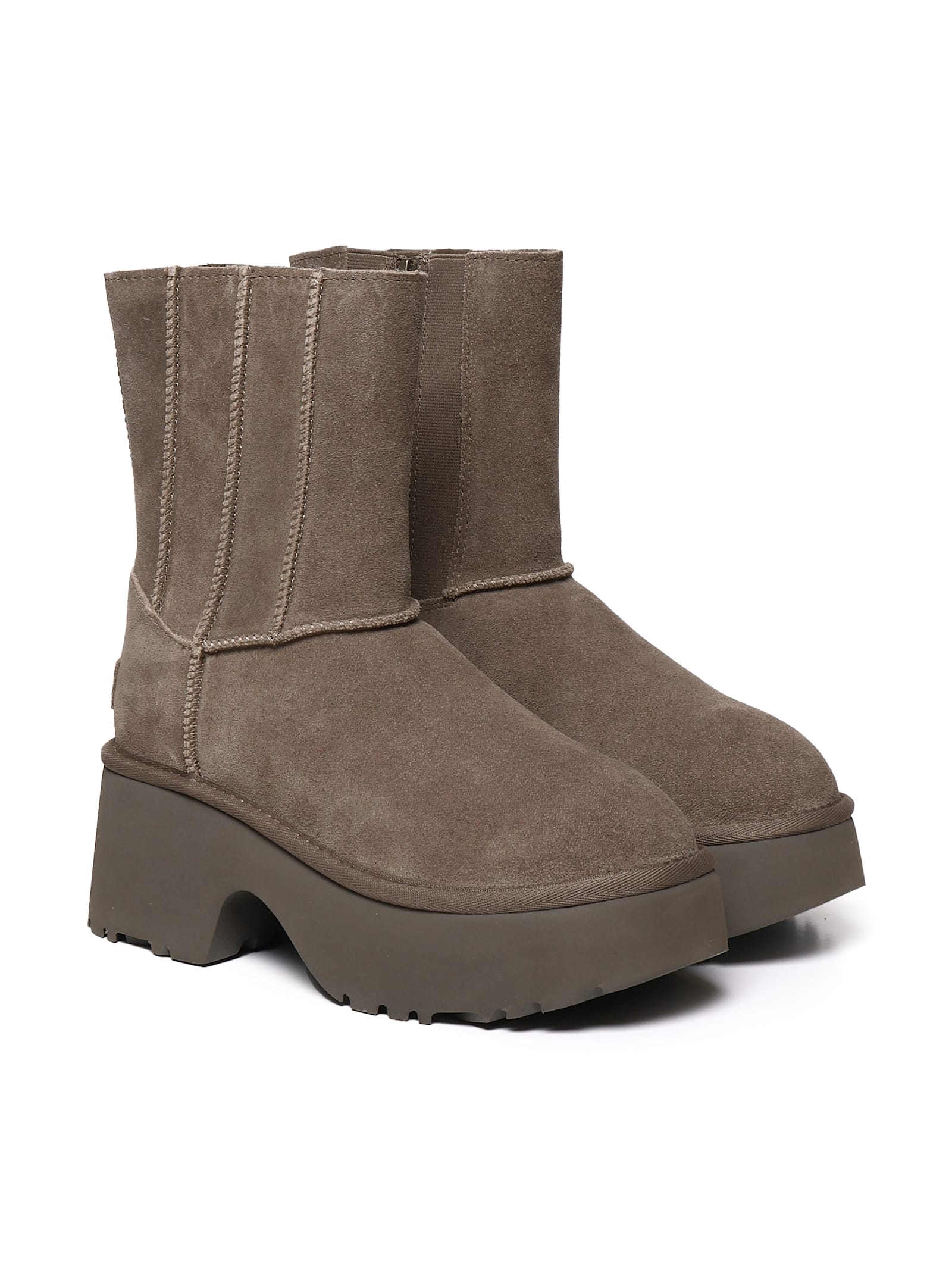 Ugg Classic Twin Seam New Heights Boots In Hickory