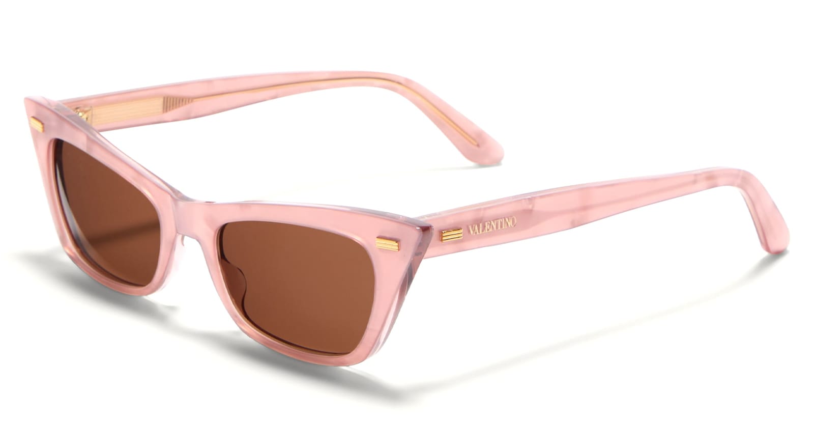 Valentino Full Frame Sunglasses In Brown
