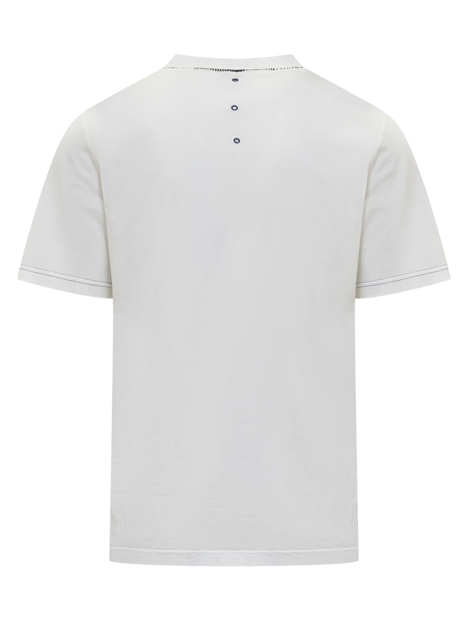 Shop Premiata T-shirt With Print In Bianco