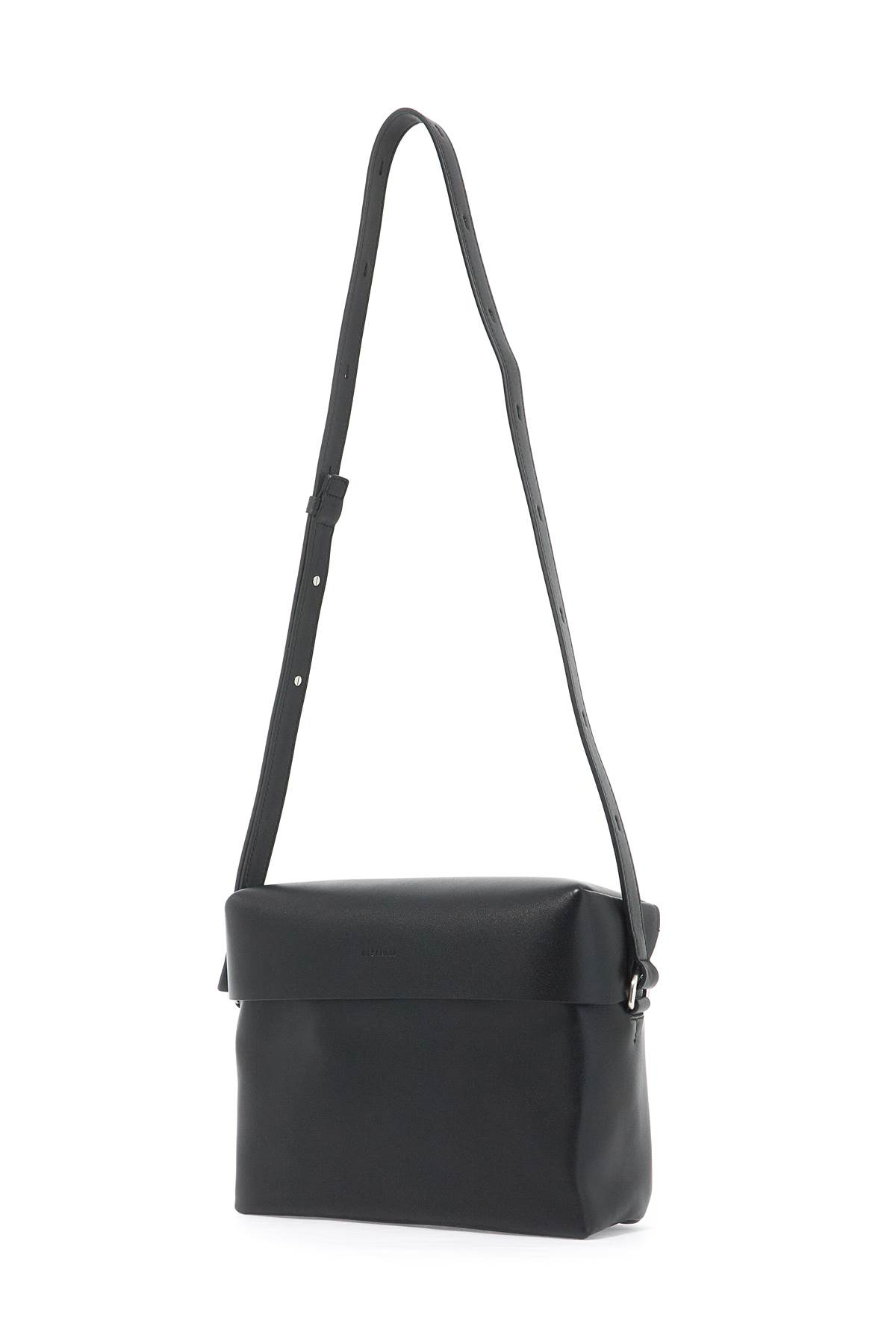 Shop Jil Sander Lid Crossbody Bag In Black (black)