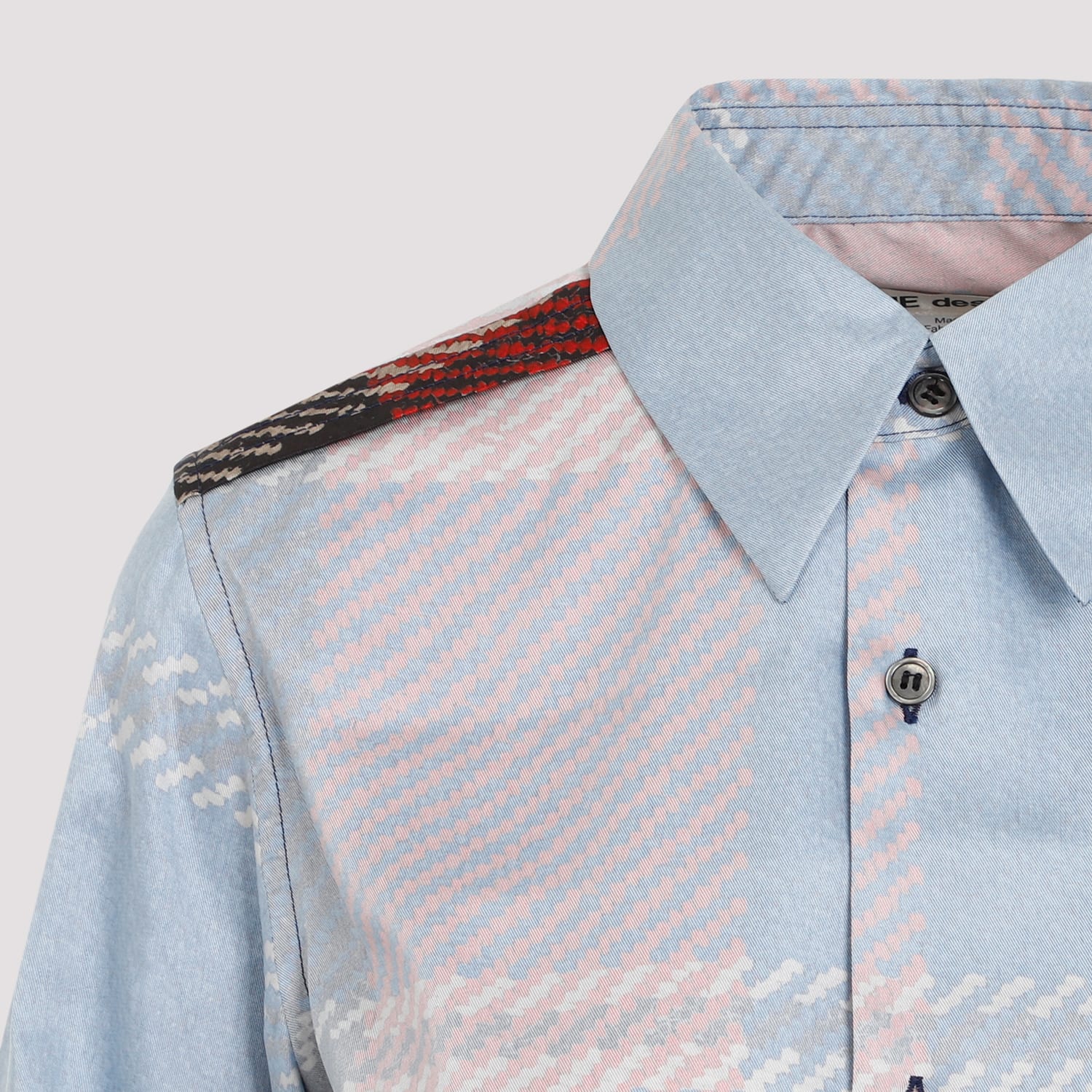 Shop Comme Des Garçons Shirt In Blue Multi