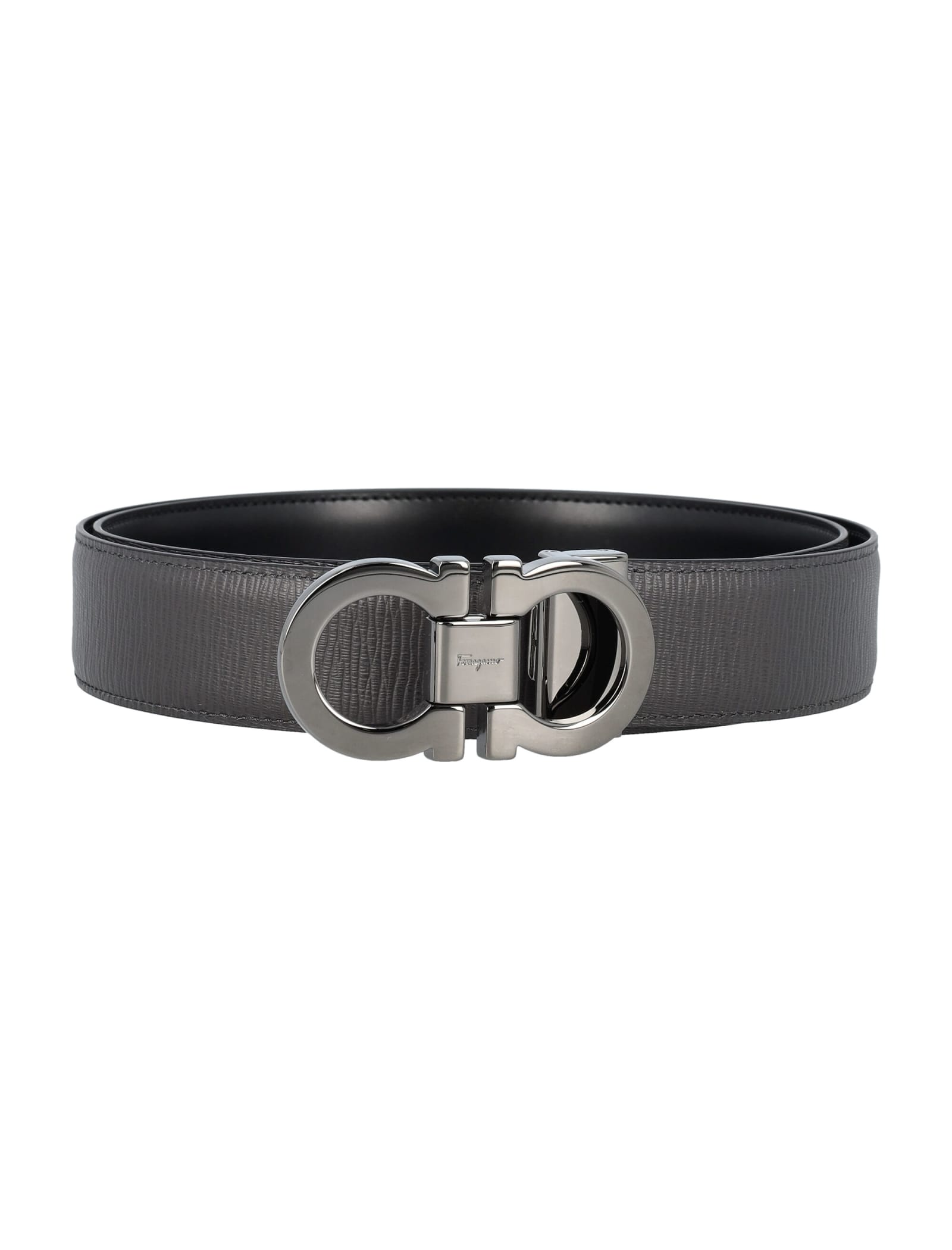 Belts Salvatore Ferragamo - Gancini leather adjustable belt -  679710686671014