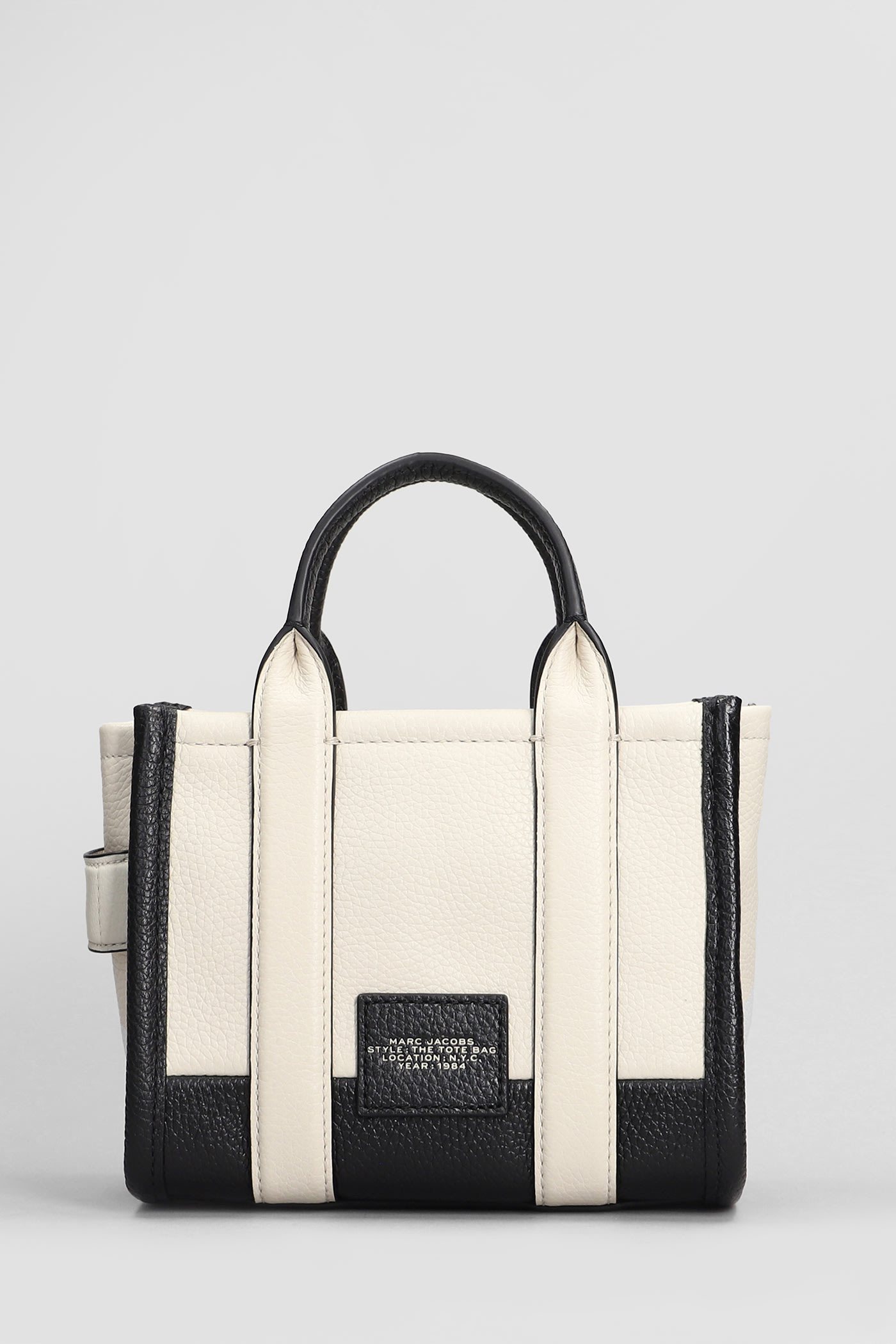 Shop Marc Jacobs The Crossbody Tote Tote In Beige Leather