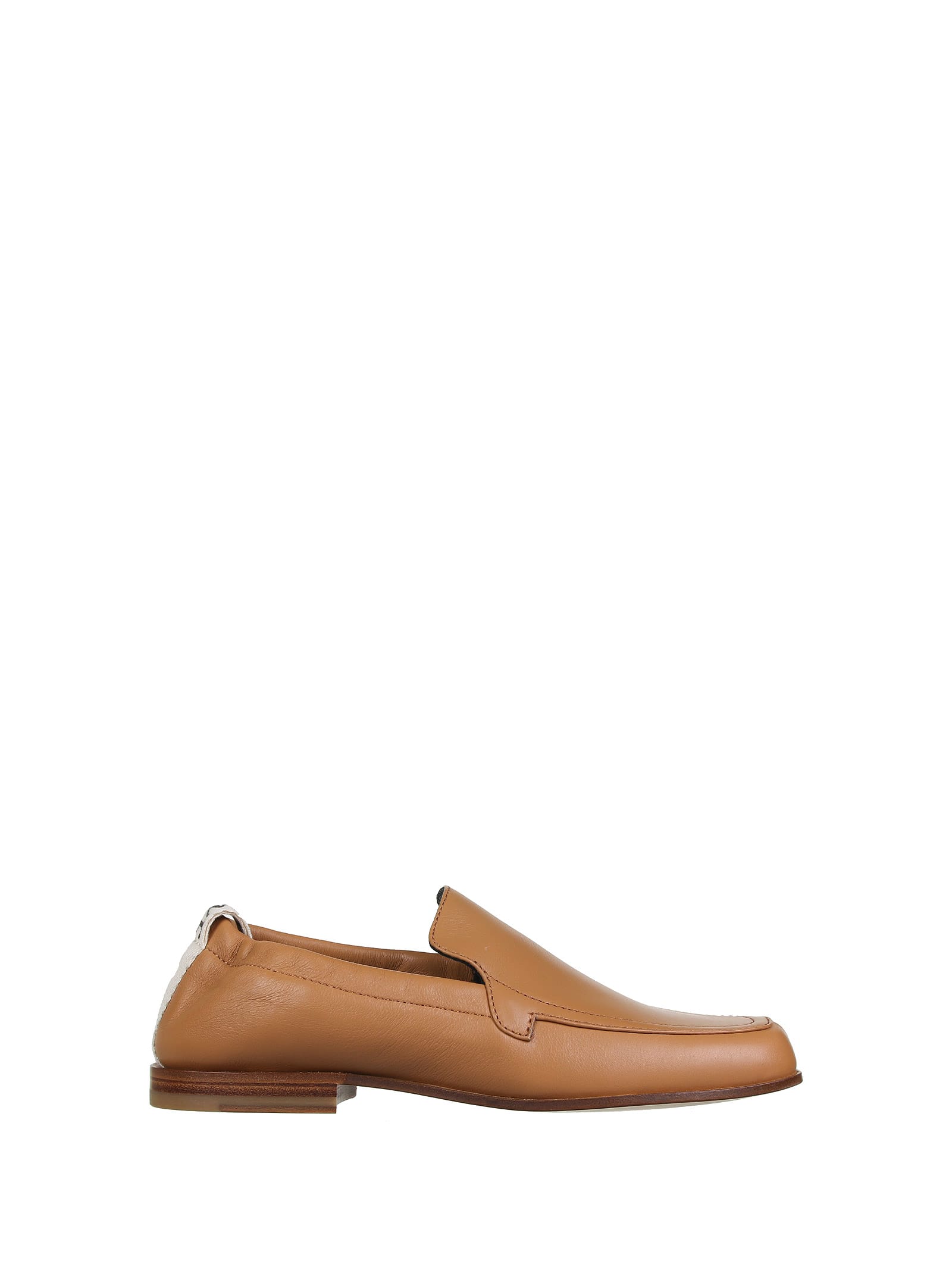LOEWE CALF LEATHER SLIP-ON LOAFERS,L815290X05 2580