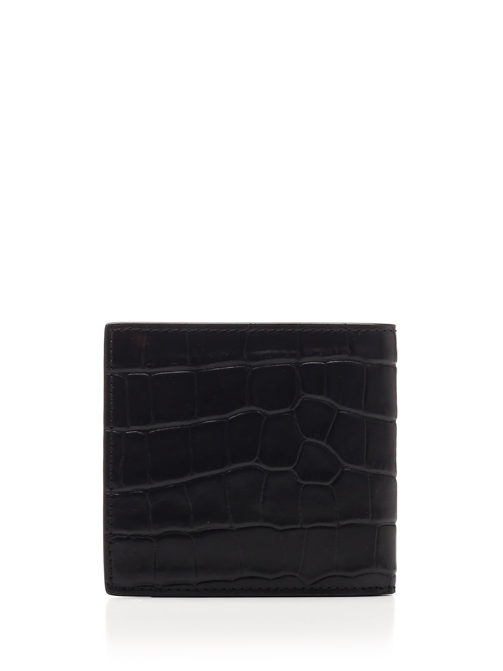 Shop Alexander Mcqueen Black Bifold Wallet