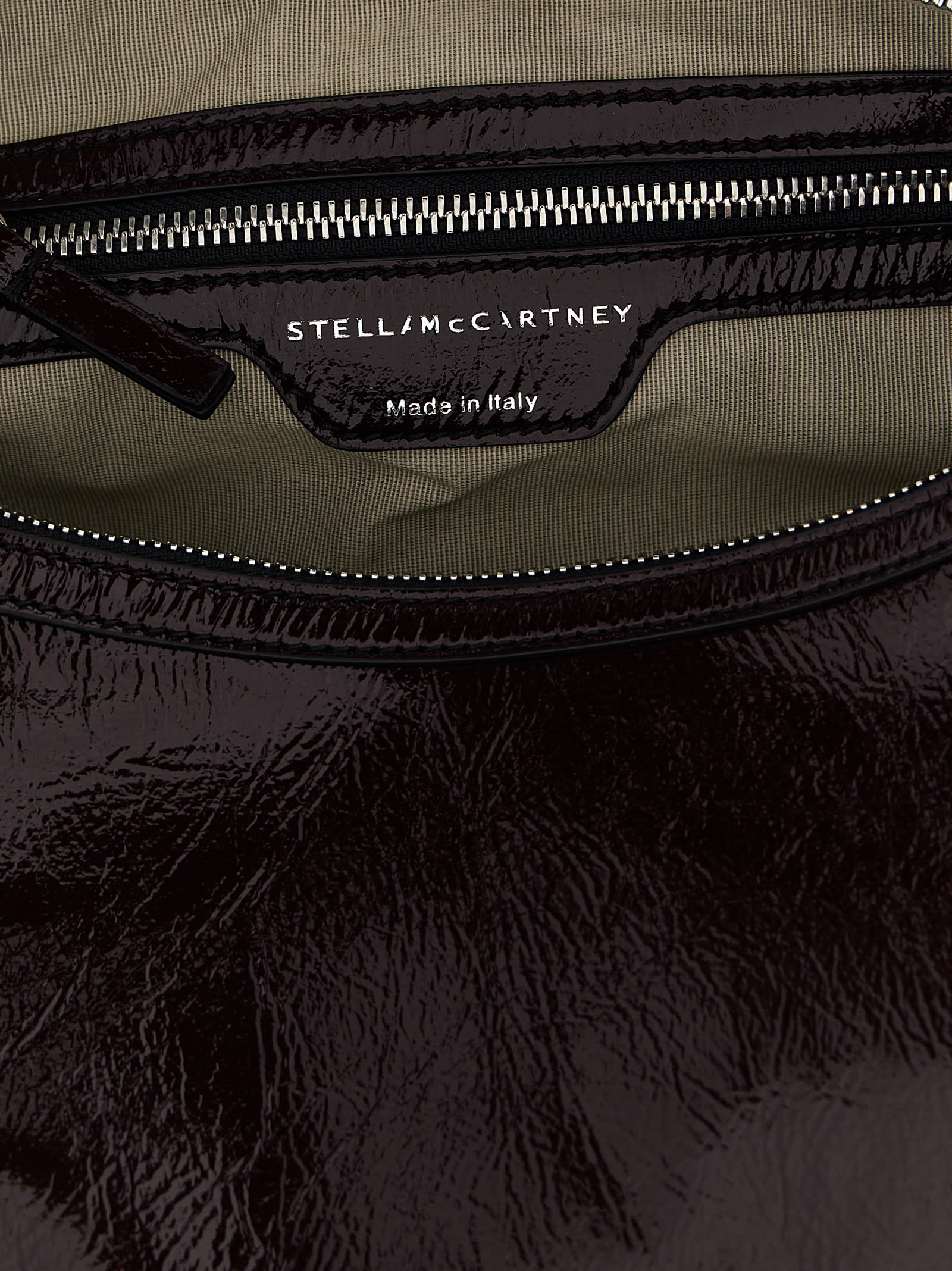 Stella Mccartney Maroon Dartmoor Shoulder Bag In Burgundy