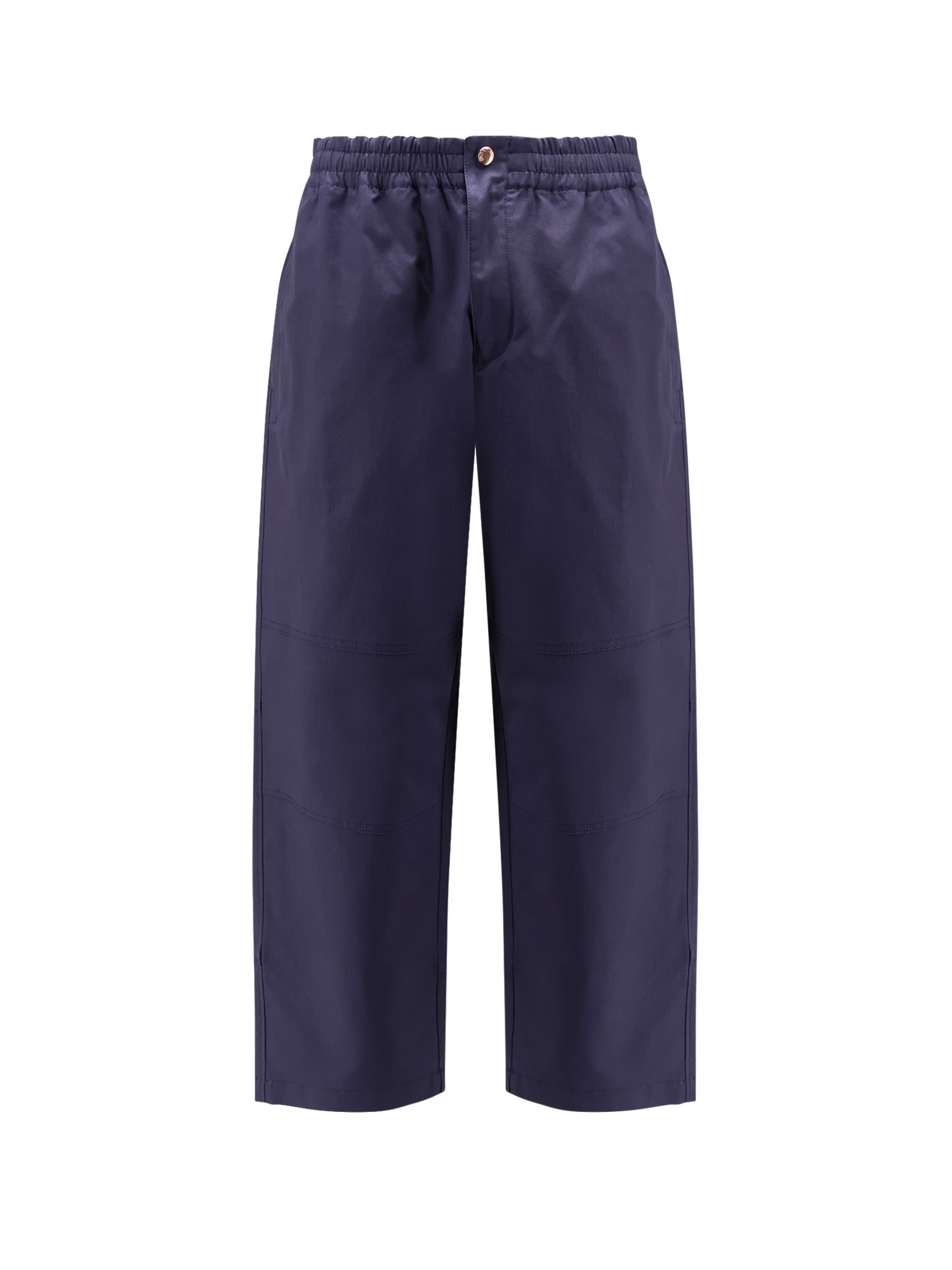 Moncler Genius Moncler X Gilga Farm Designed By Donald Glover Cotton Blend Trousers In Blue