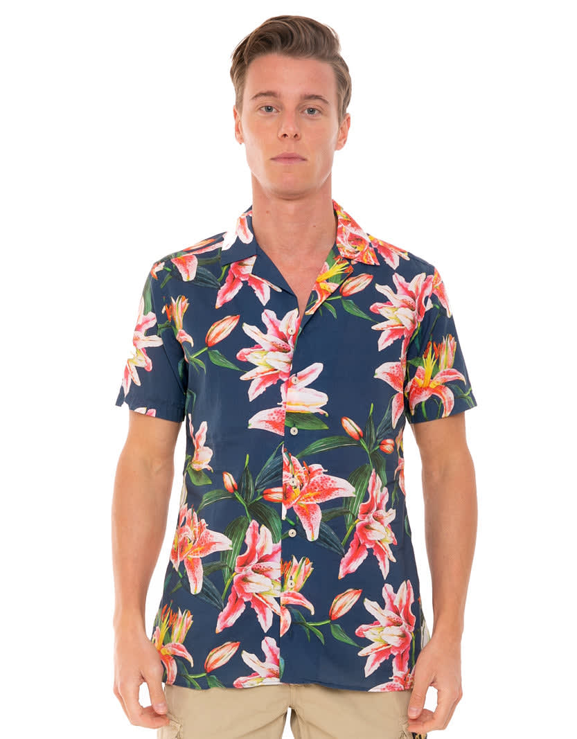 Tropical Print Man Shirt