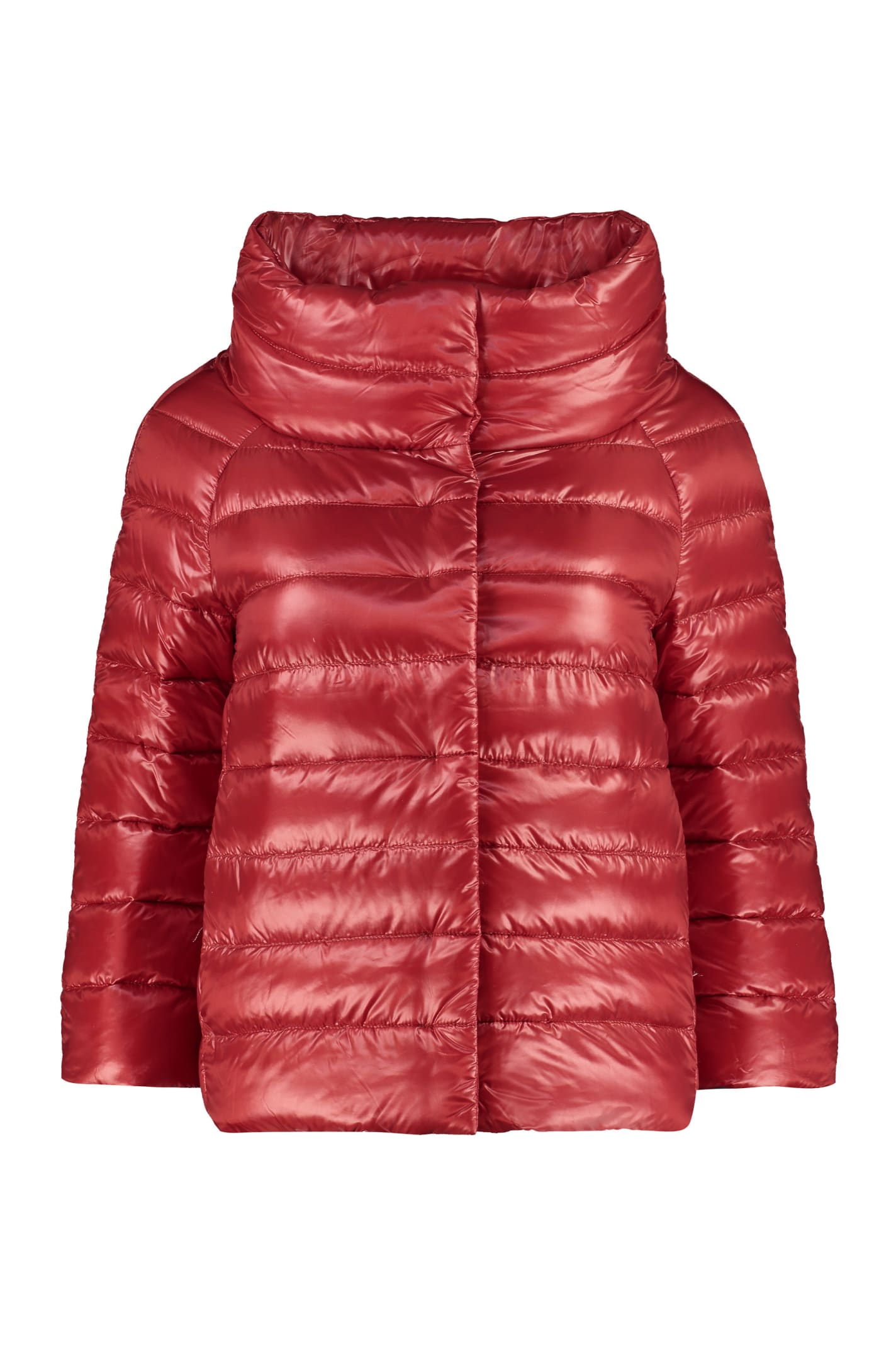 Herno Burnt Henna Quilted Down Jacket