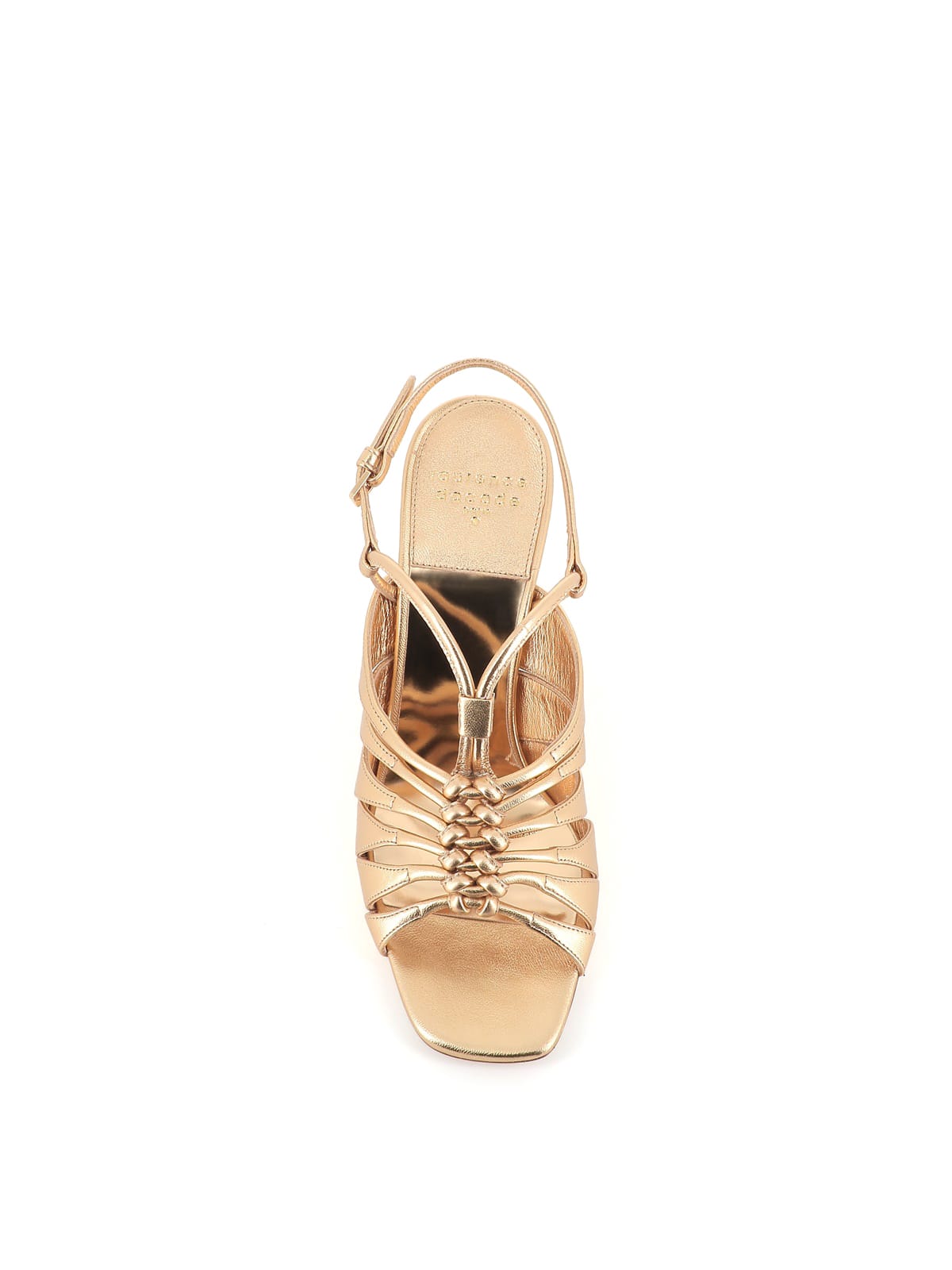 Shop Laurence Dacade Sandal Burma In Gold