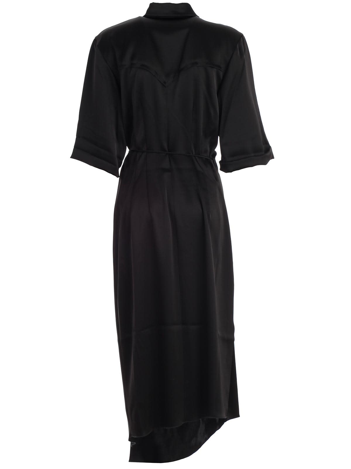 nanushka black dress