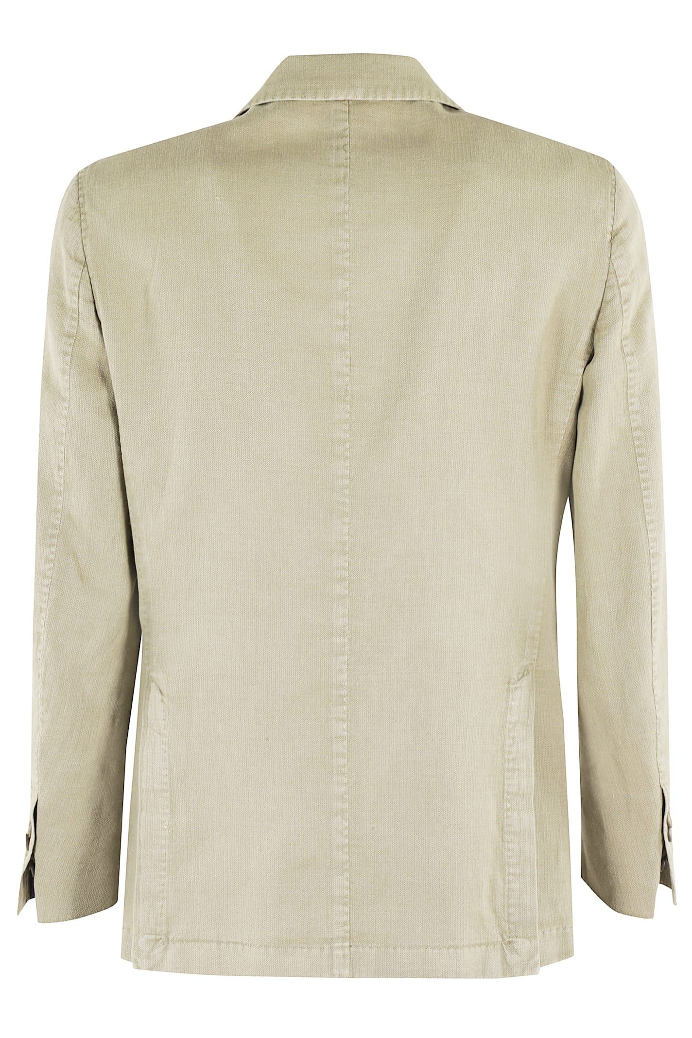 Santaniello Lightweight Two-button Jacket With Notched Lapel In P Salvia