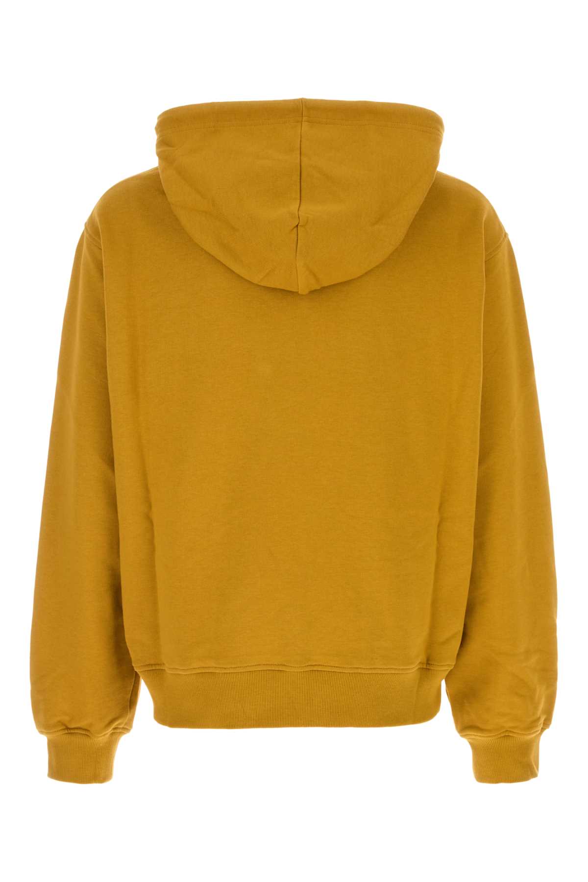 Marni Cotton Hooded Sweatshirt Front Pocket In Gold