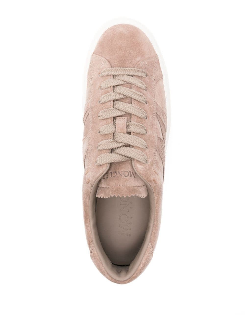 Shop Moncler Light Brown Monaco 2 Sneakers