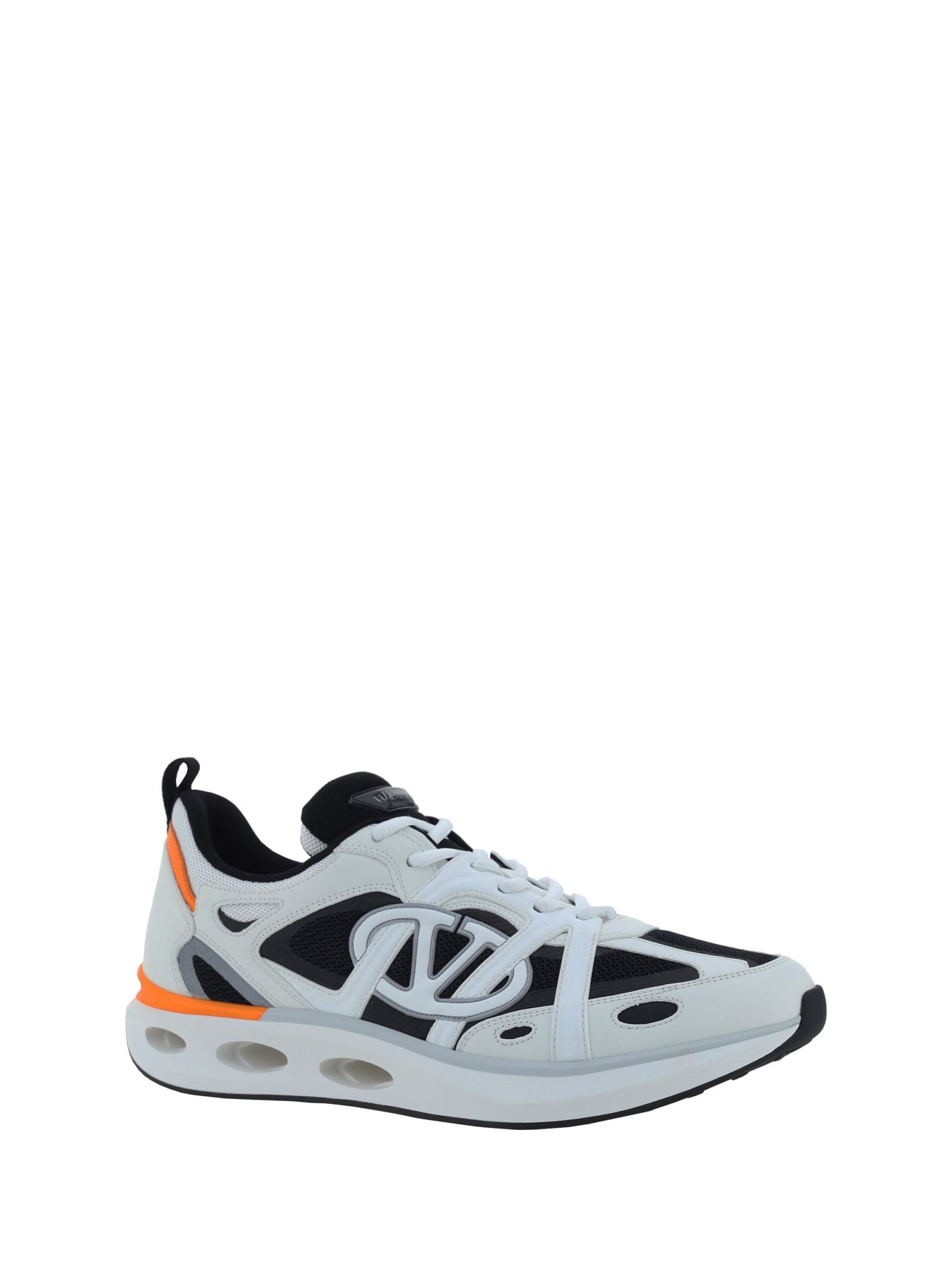 Shop Valentino Vlogo Easyjog Sneakers In Bianco