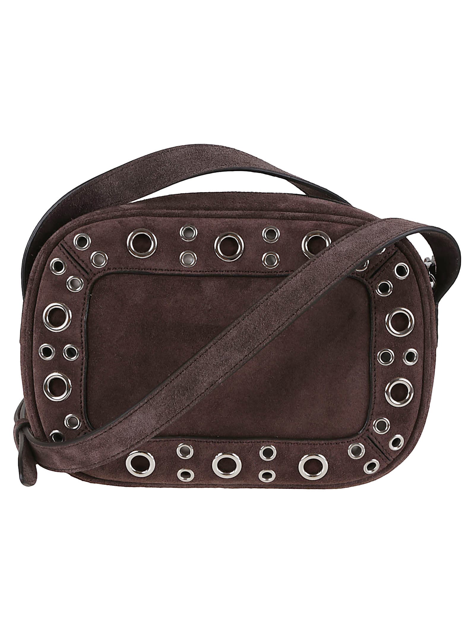 Valentino Cross Body Bag Nellcote Frame Suede A./pall.multi Studs-logo