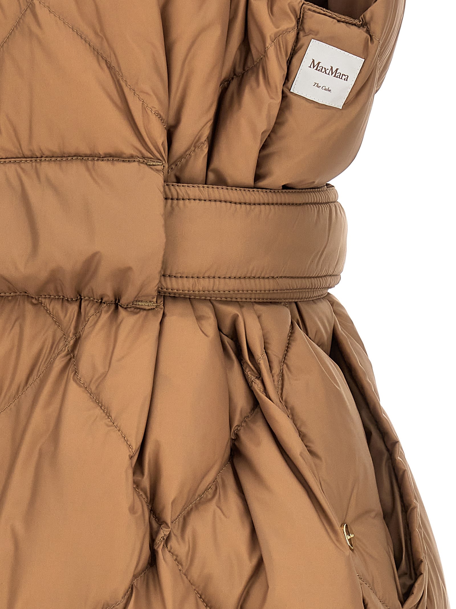 Max Mara The Cube Tregil Vest In Brown