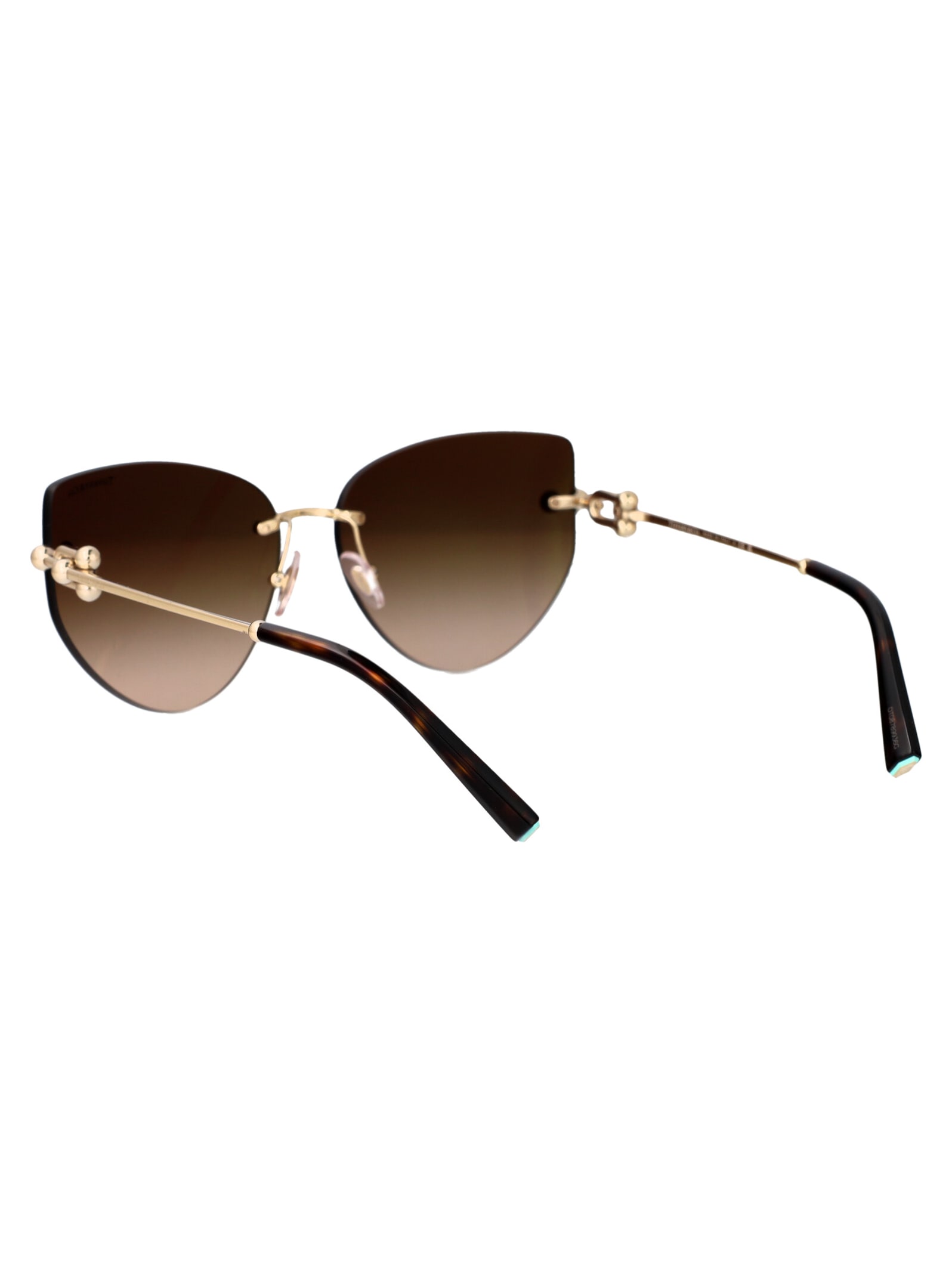 Tiffany &amp; Co. 0tf3096 Sunglasses In 62013b Pale Gold