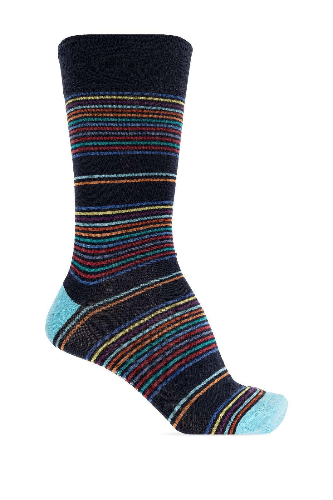Shop Paul Smith Socks Three Pack In Multicolour