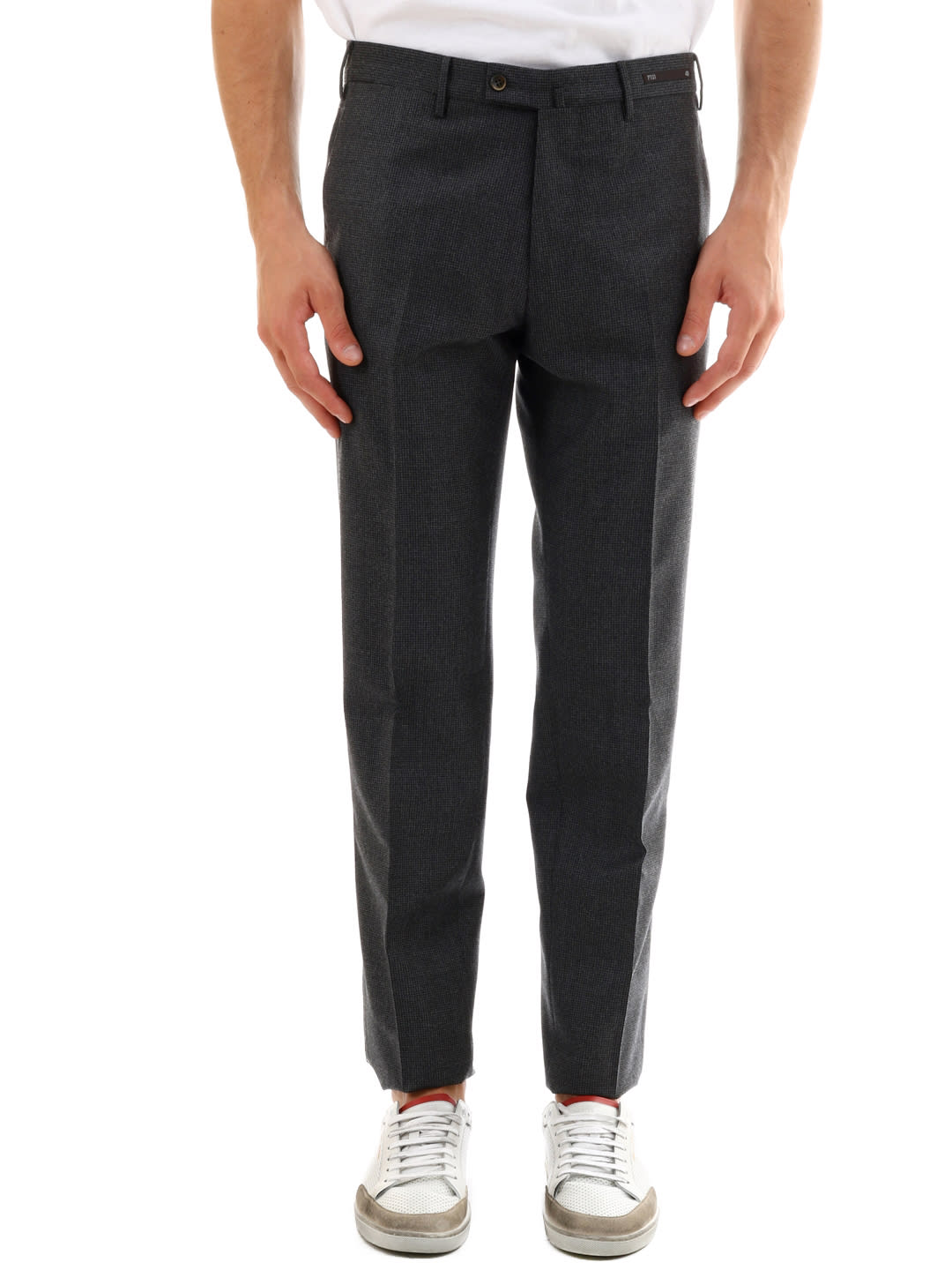 PT01 Gray Wool Trousers