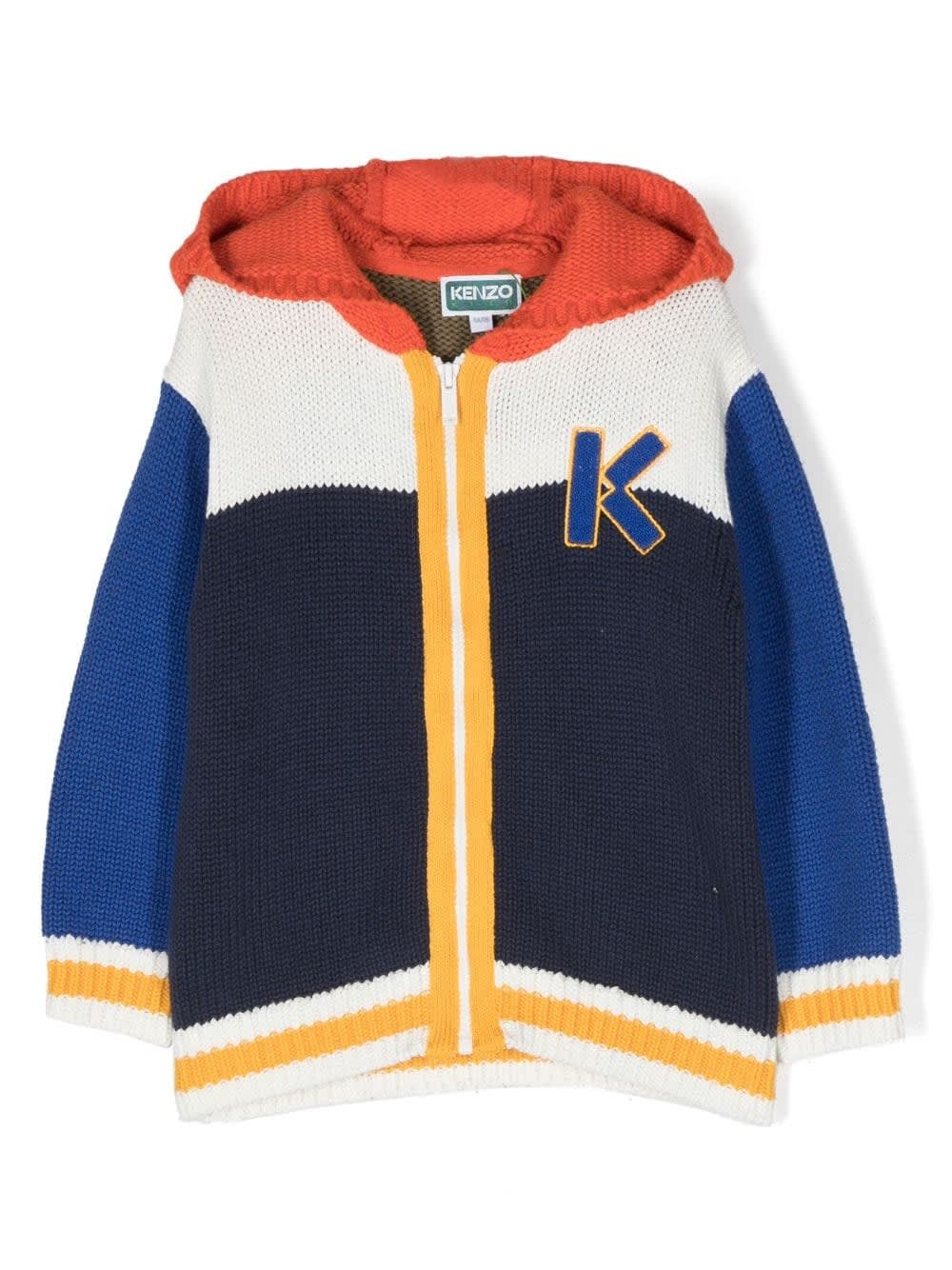 KENZO CARDIGAN WITH EMBROIDERY