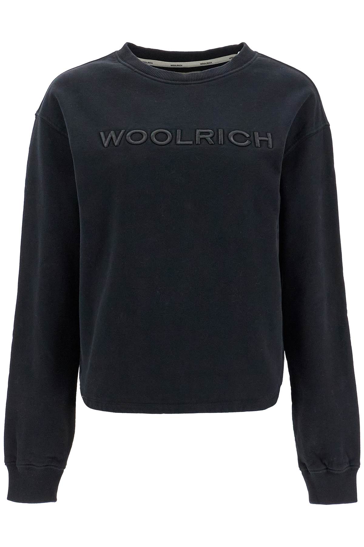 Black Cotton Sweatshirt