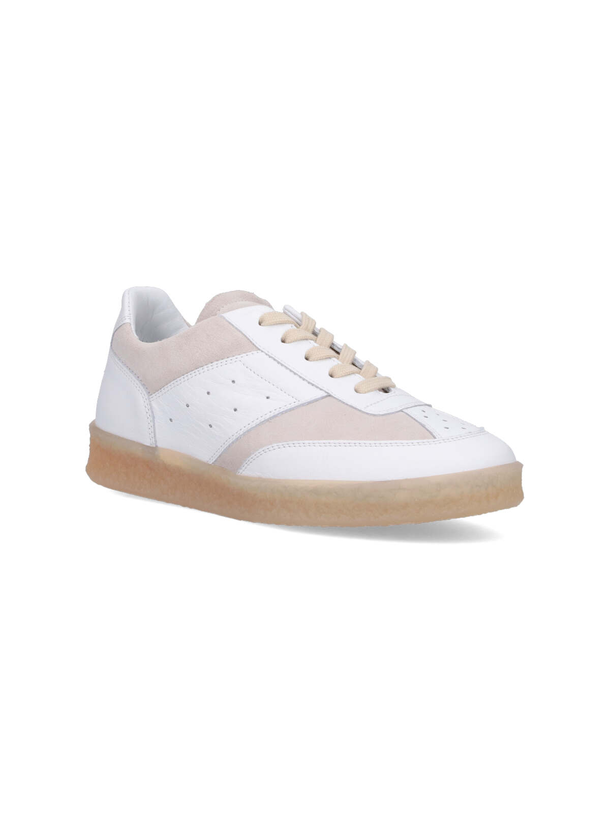 Shop Mm6 Maison Margiela Replica Sneakers In White