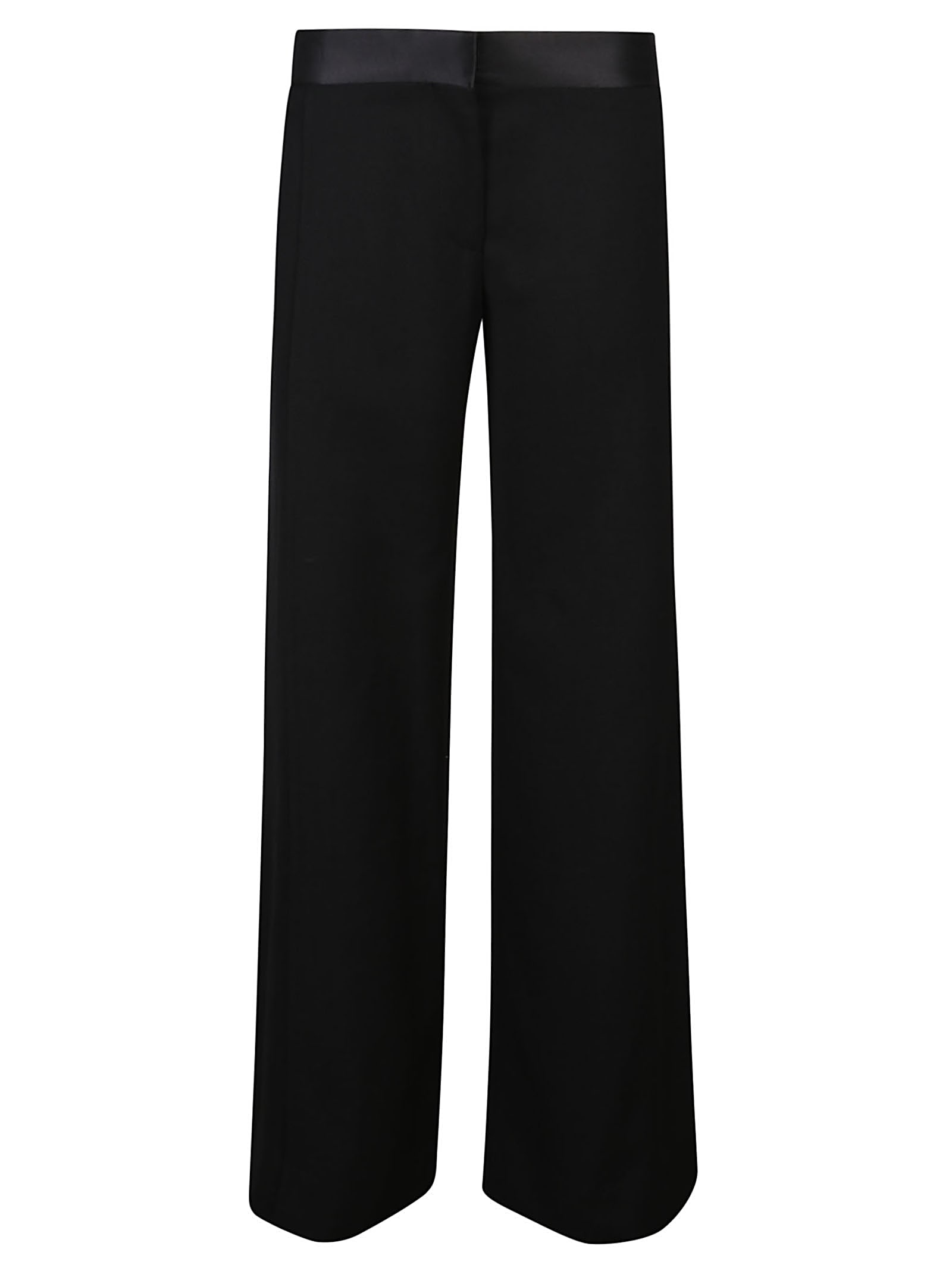 Shop Victoria Beckham Side Panel Pant In Black