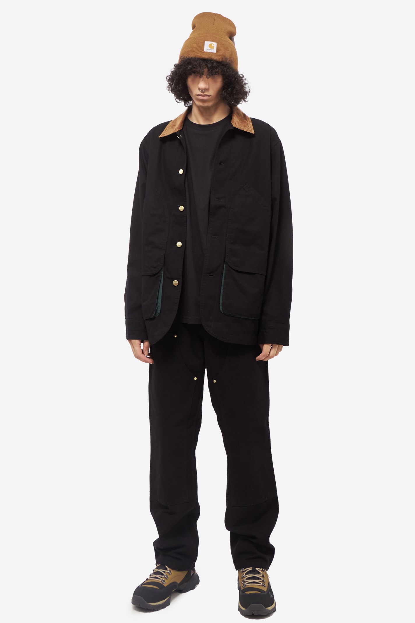 Shop Carhartt Heston Jacket In Black