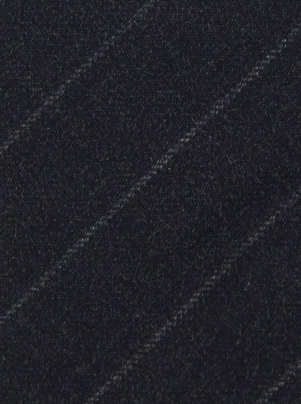 Shop Thom Browne Black Striped Tie In Wool Man In Grey