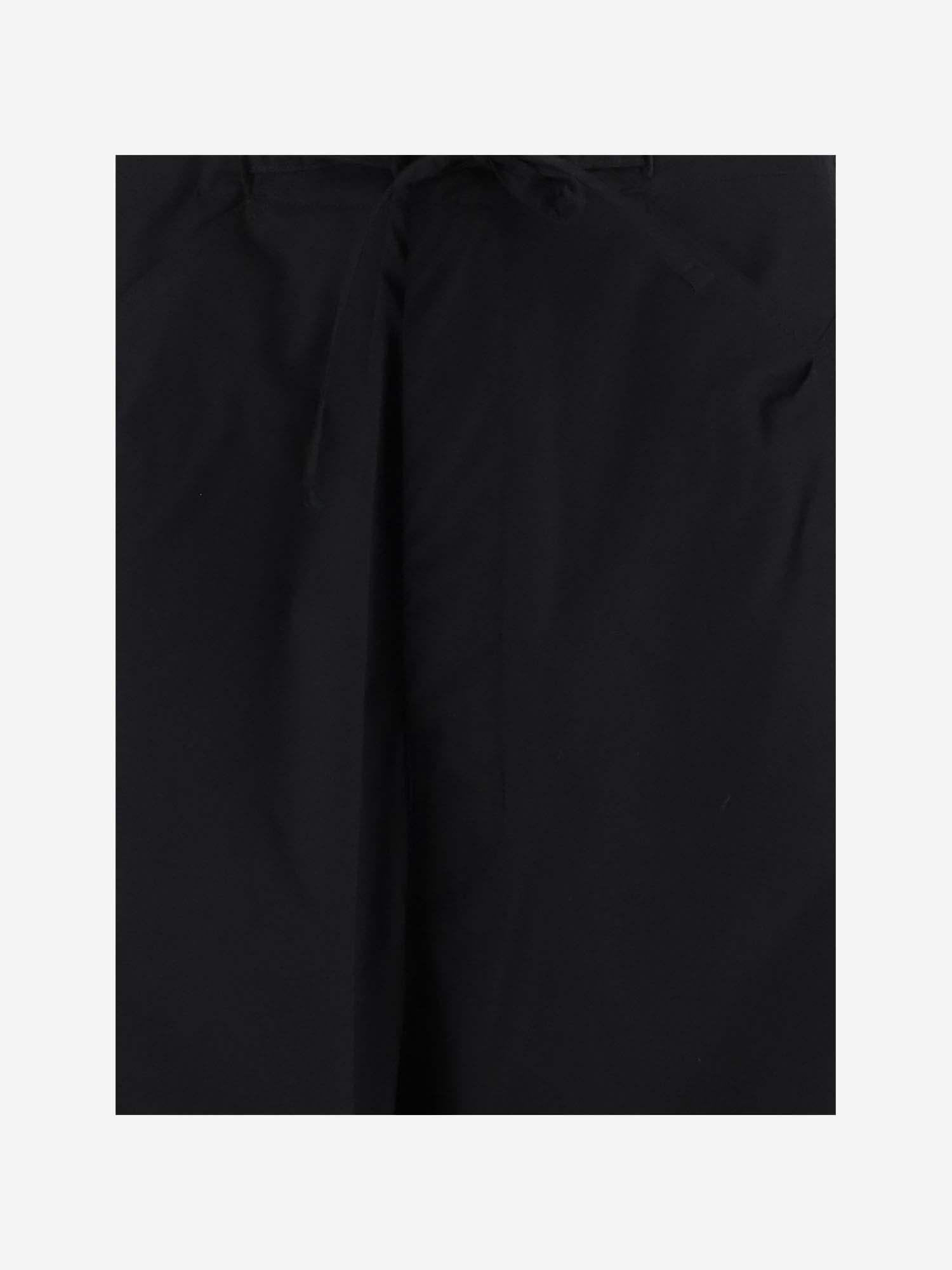 Shop Darkpark Cotton Pants In Black