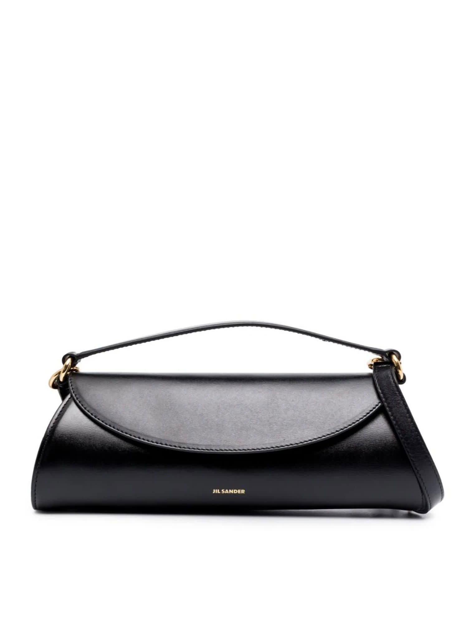 Jil Sander Cannolo Sm Handle In Black | ModeSens