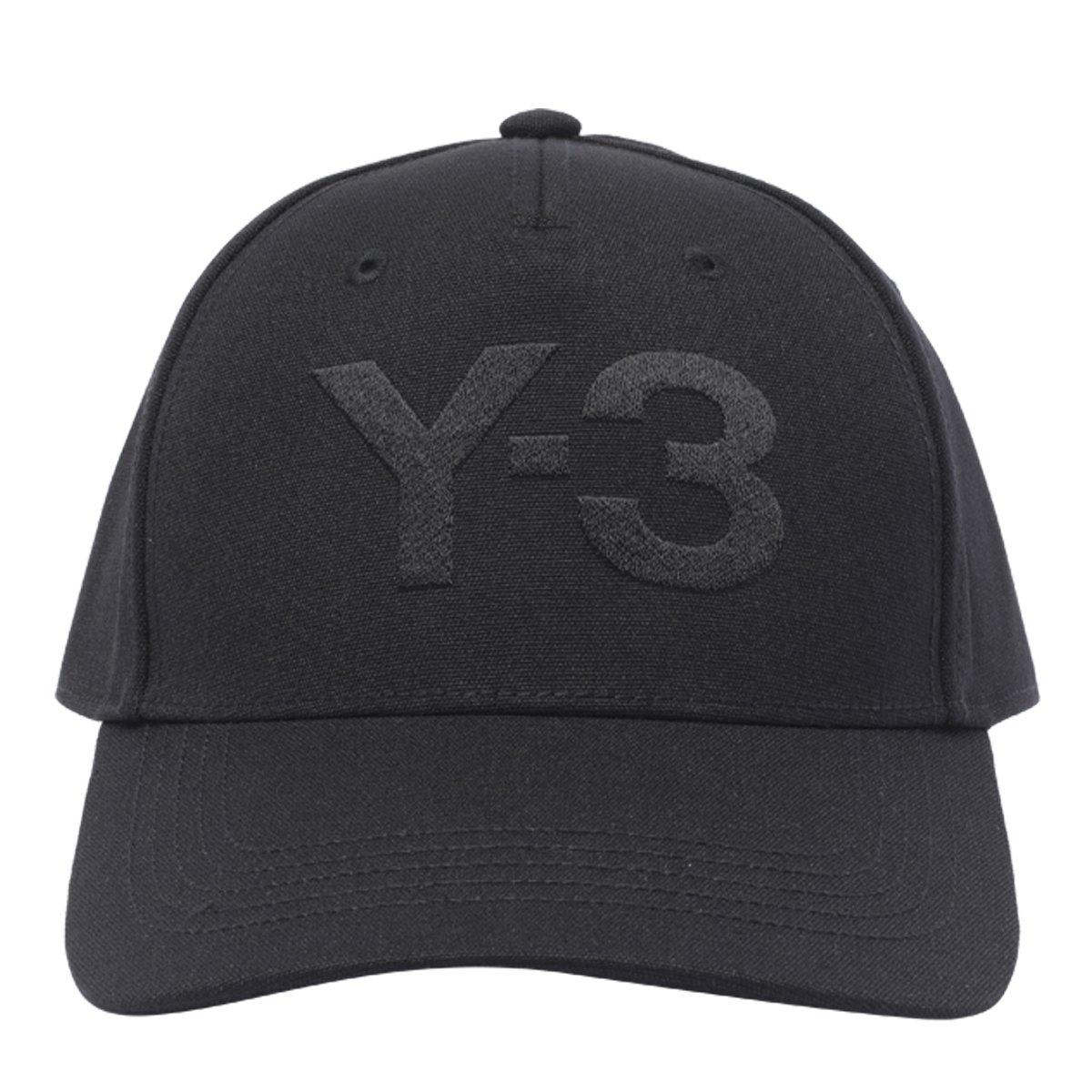 Shop Y-3 Logo Detailed Baseball Cap In Black