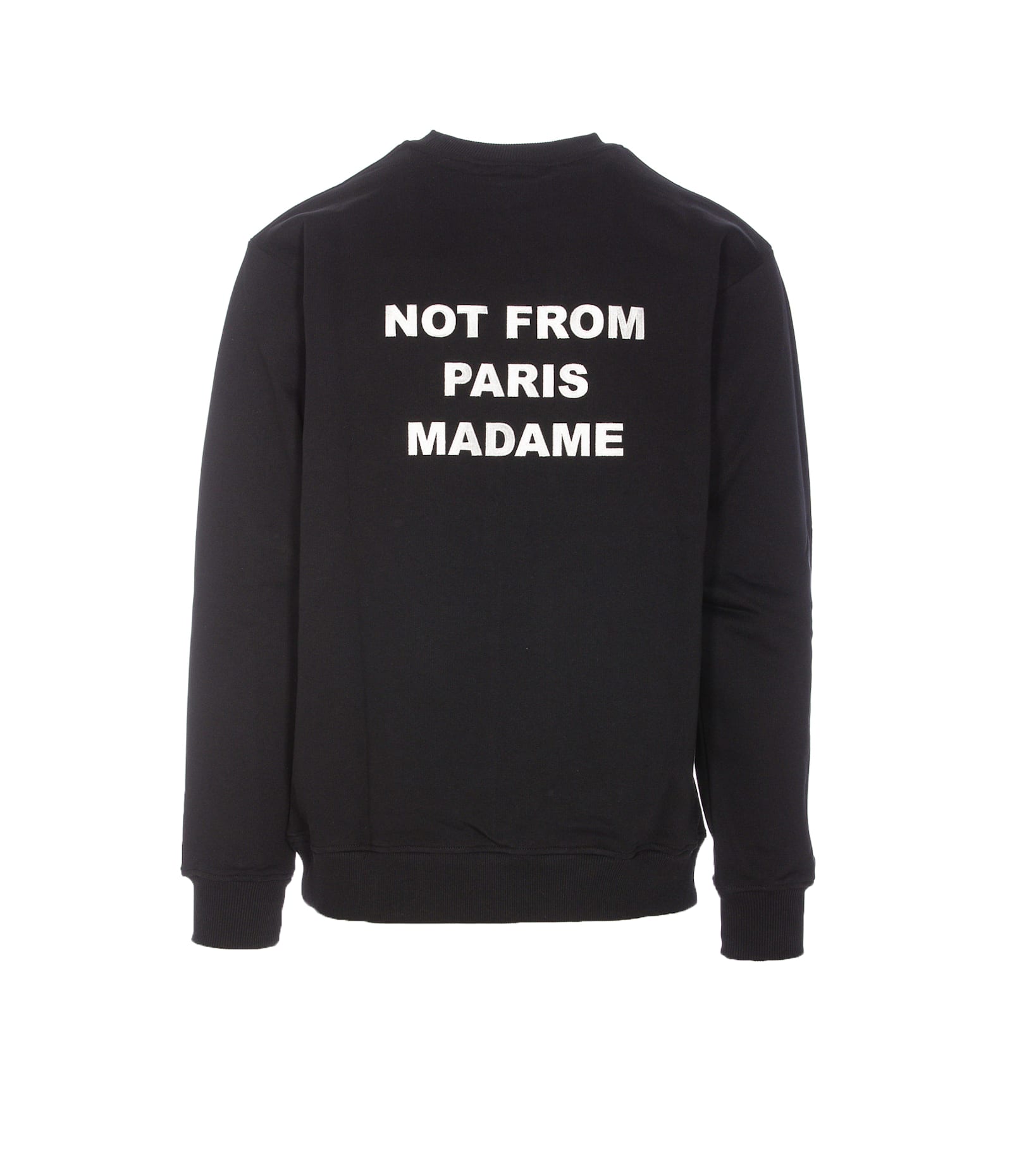 Shop Drôle De Monsieur Le Slogan Sweatshirt In Black