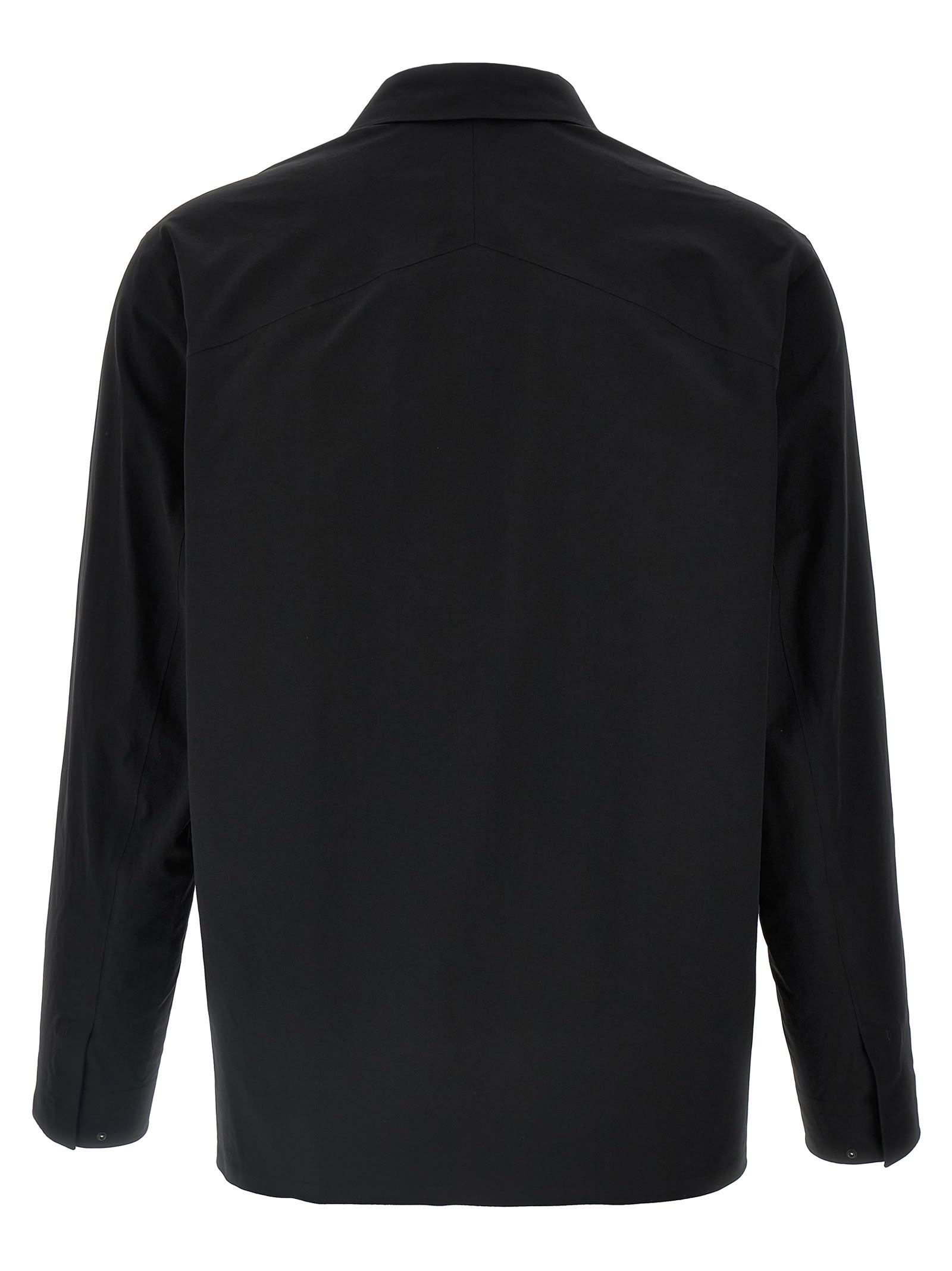 Arc'teryx Black Poplin Field Shirt In Black