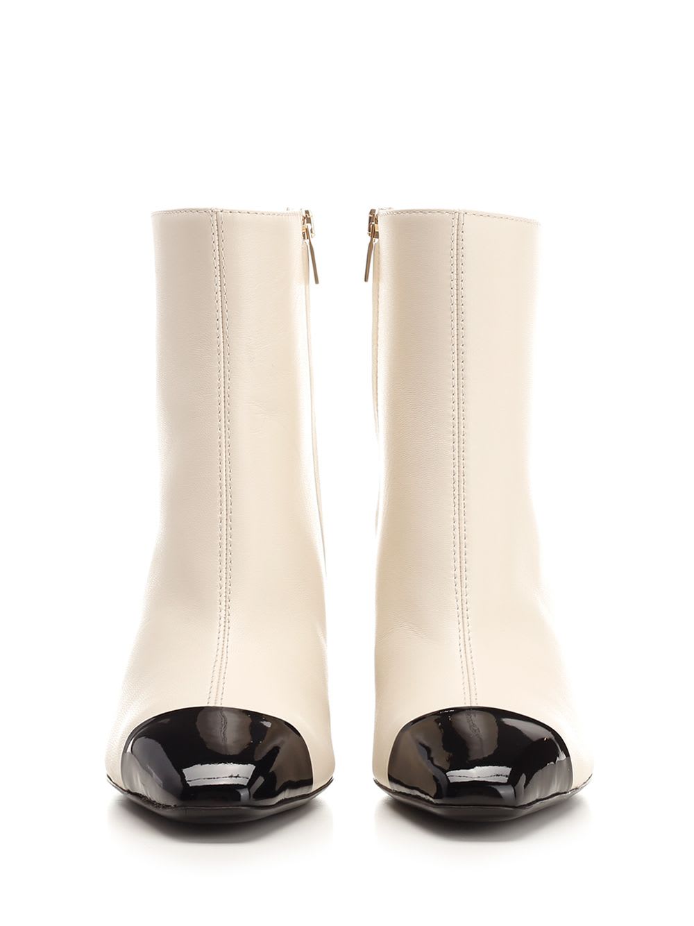 Shop Ferragamo Ankle Boot In Soft Nappa In White