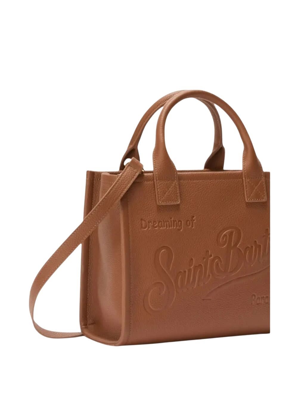 Mc2 Saint Barth Vanity Bag Midi In Brown