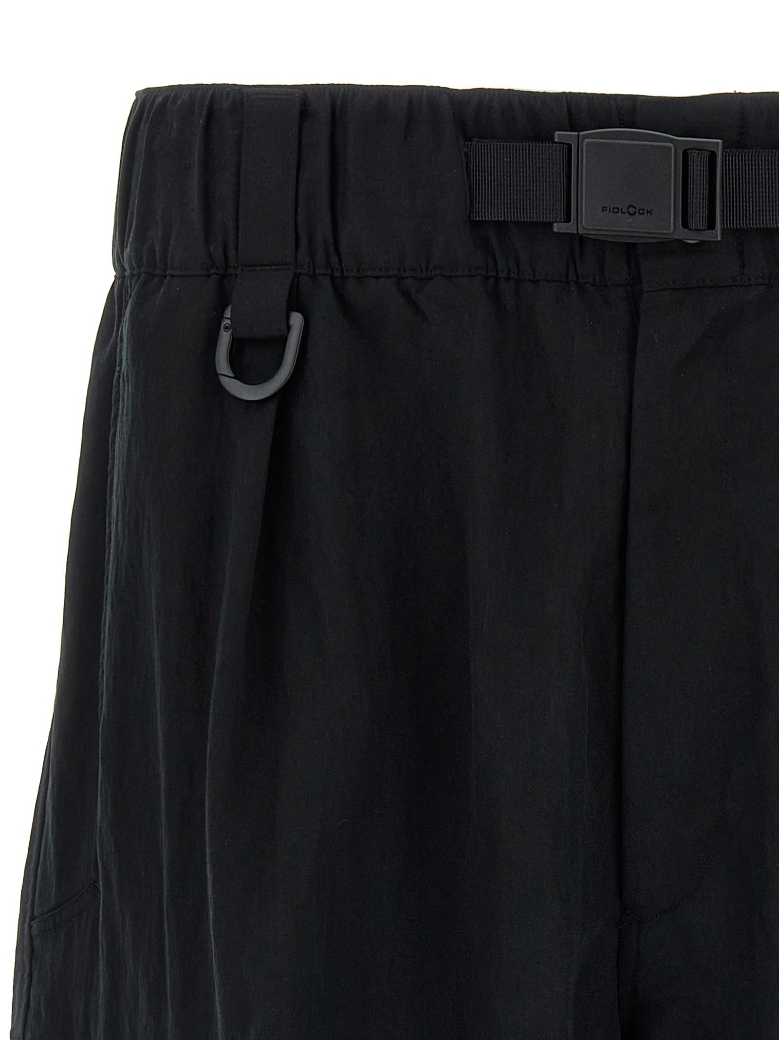 Y-3 Wide Leg Bermuda Shorts Bermuda And Short Black In Black
