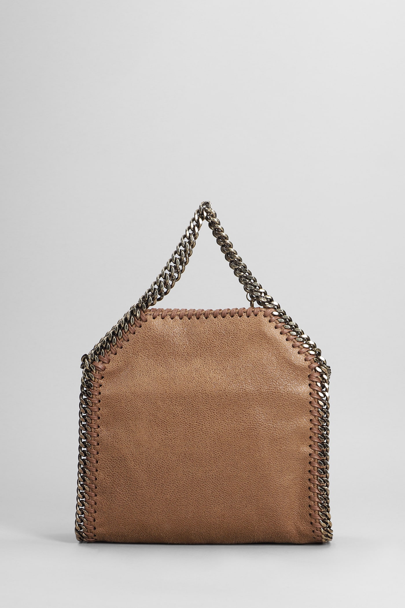 Shop Stella Mccartney Shoulder Bag In Brown Polyester