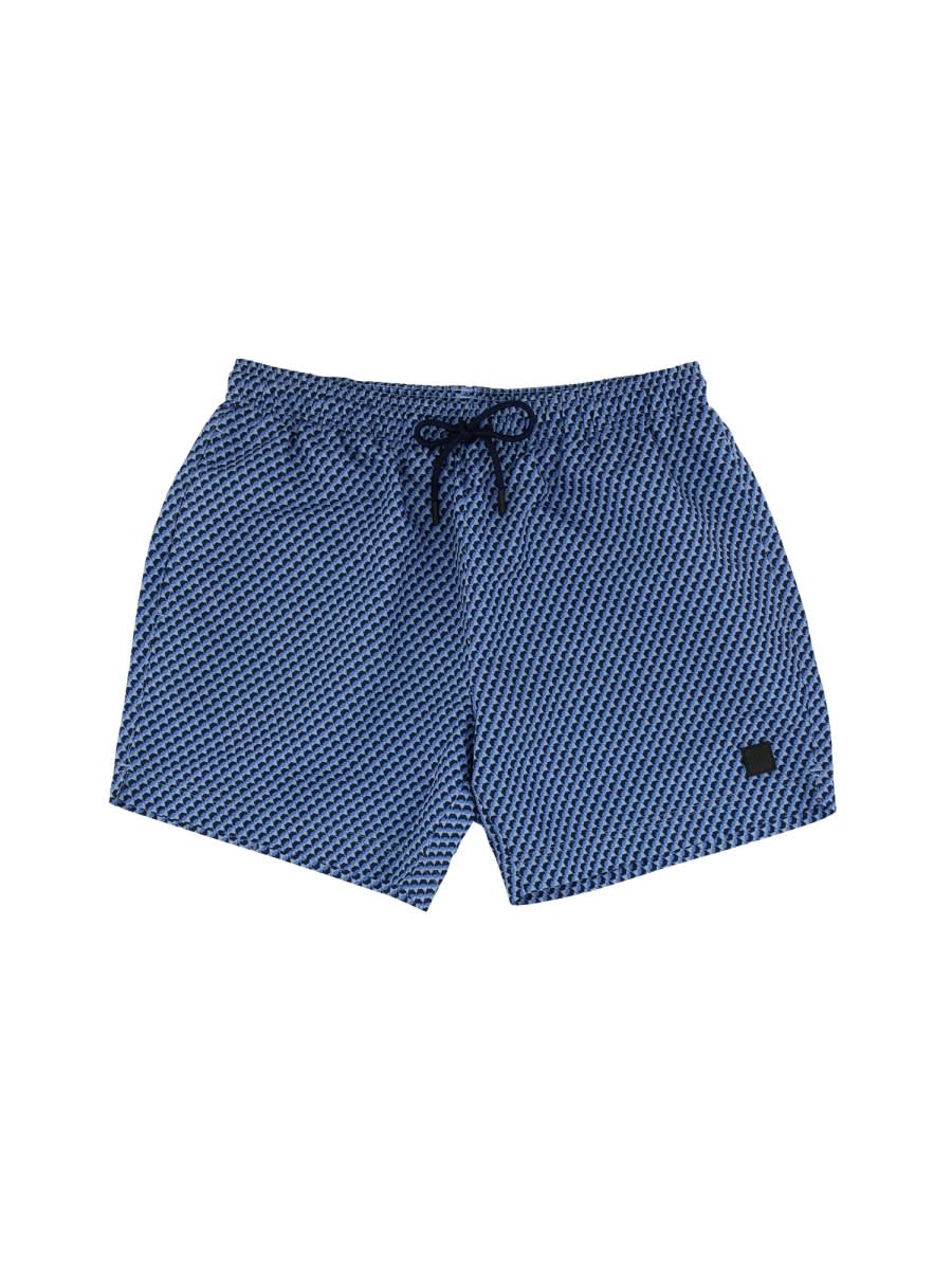 Beach Boxer Shorts With Season Motif